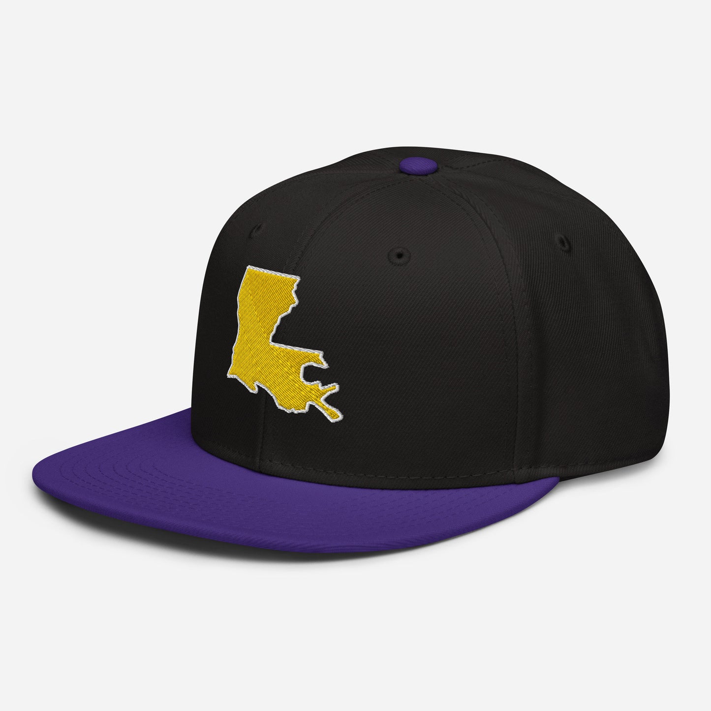 Louisiana Black Snapback