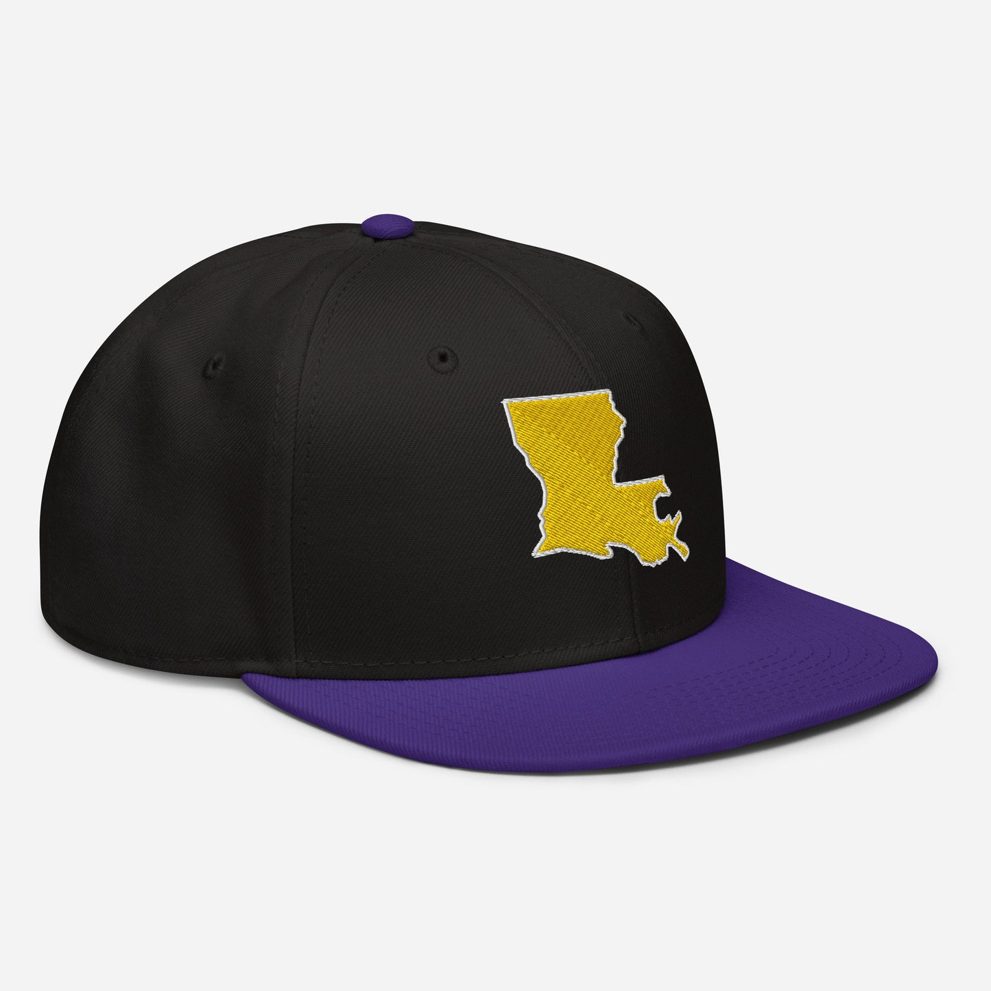 Louisiana Black Snapback
