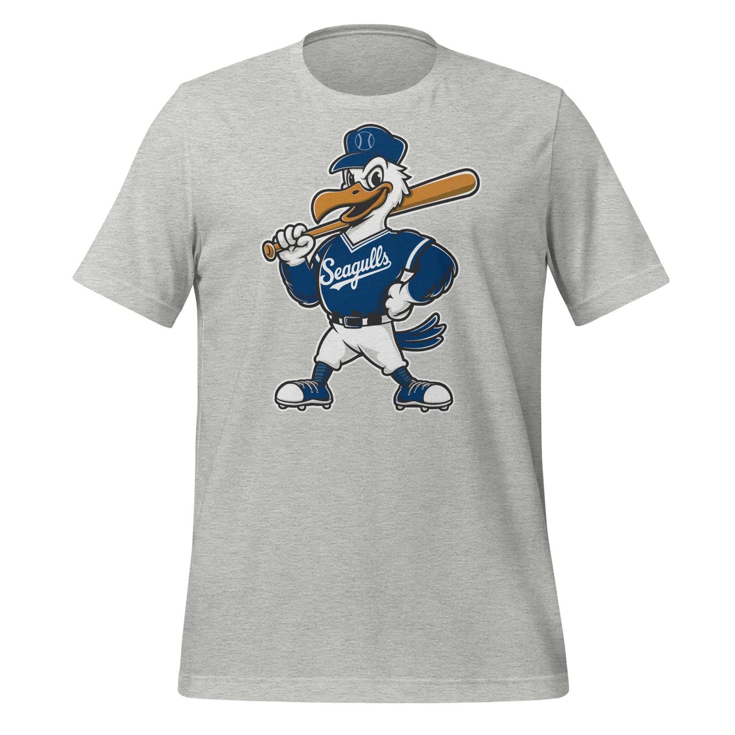 Seagulls Los Angeles Baseball Mascot T-Shirt | LA Blue Crew Fan Tee