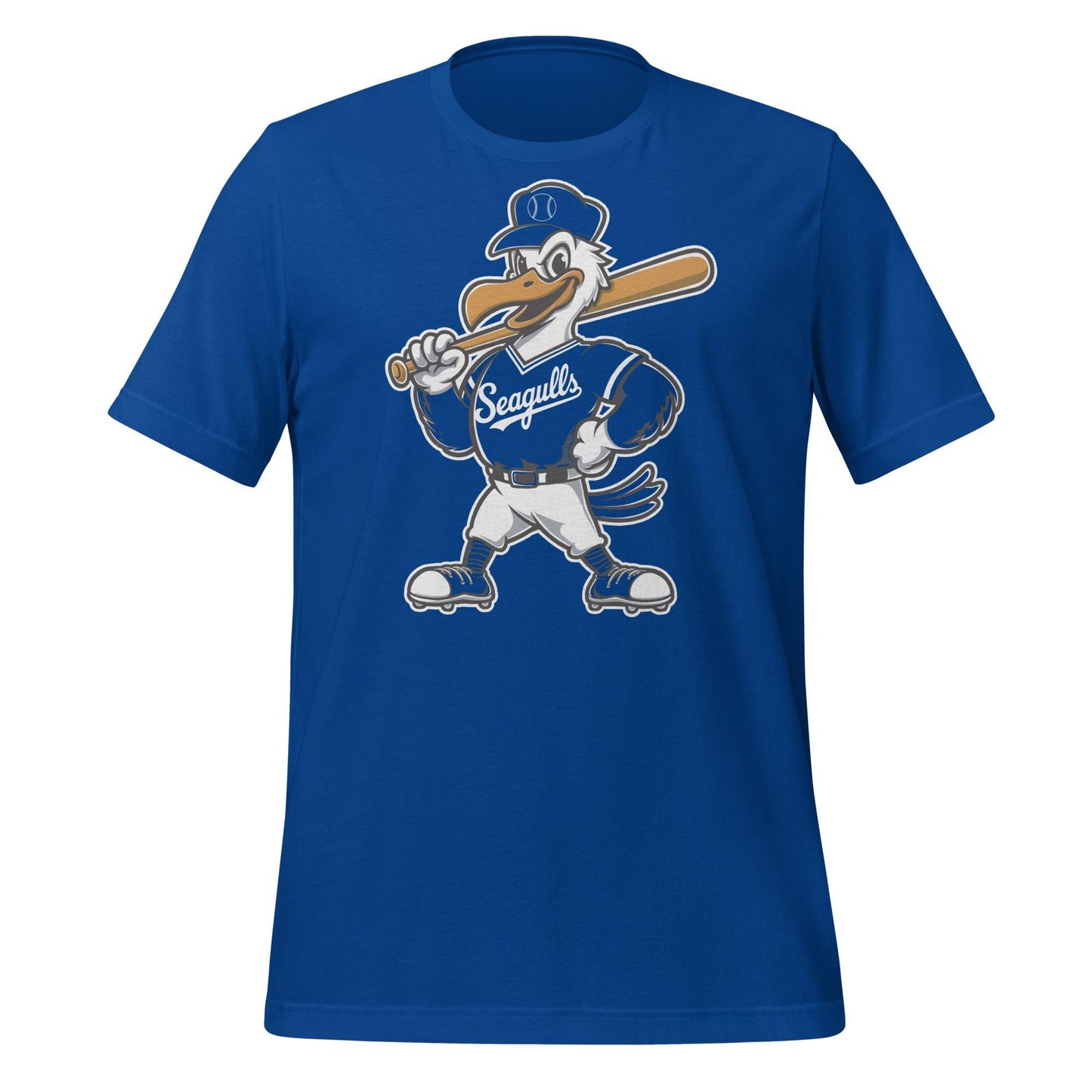 Seagulls Los Angeles Baseball Mascot T-Shirt | LA Blue Crew Fan Tee