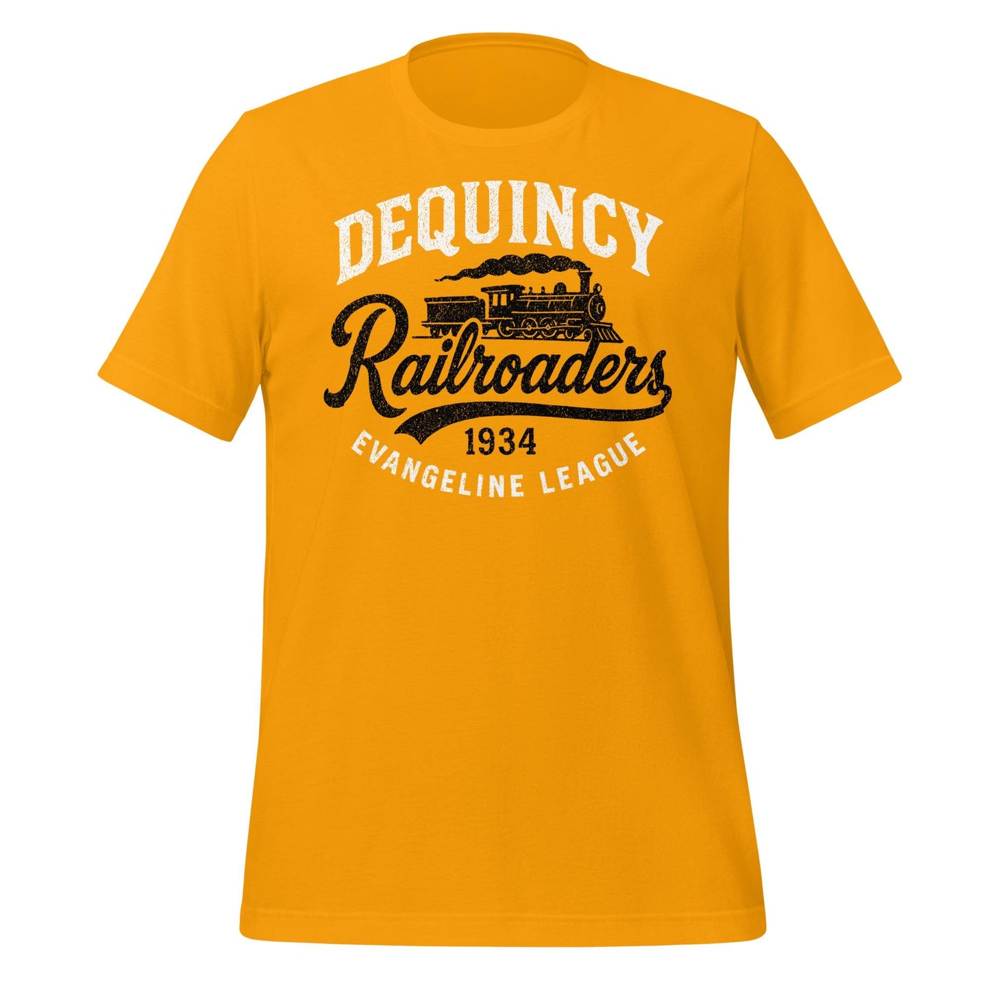 DeQuincy Railroaders Baseball T-Shirt – Vintage 1934 Evangeline League Tee