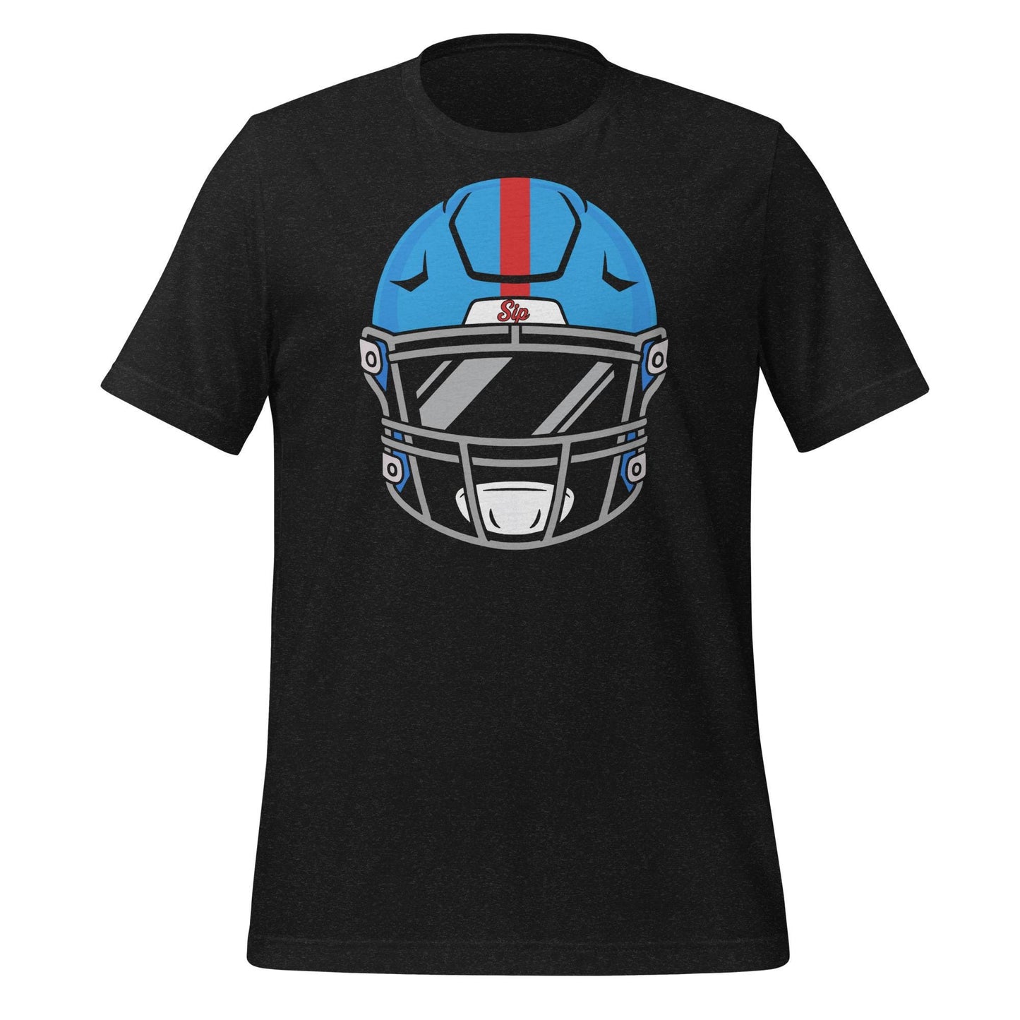 Mississippi Powder Blue Football Helmet Tee – Oxford Game Day Shirt