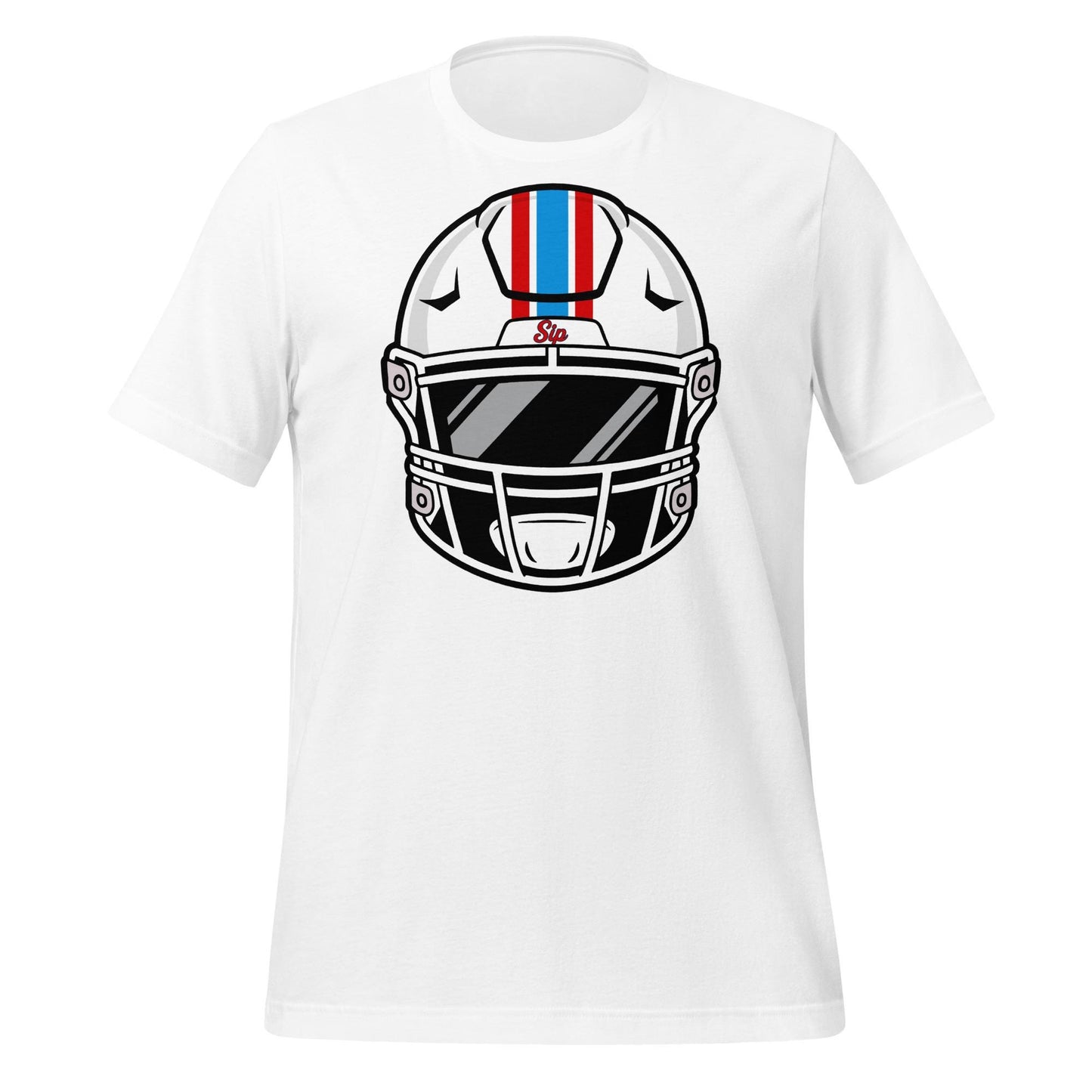 Mississippi White Football Helmet Tee – Oxford Game Day Shirt