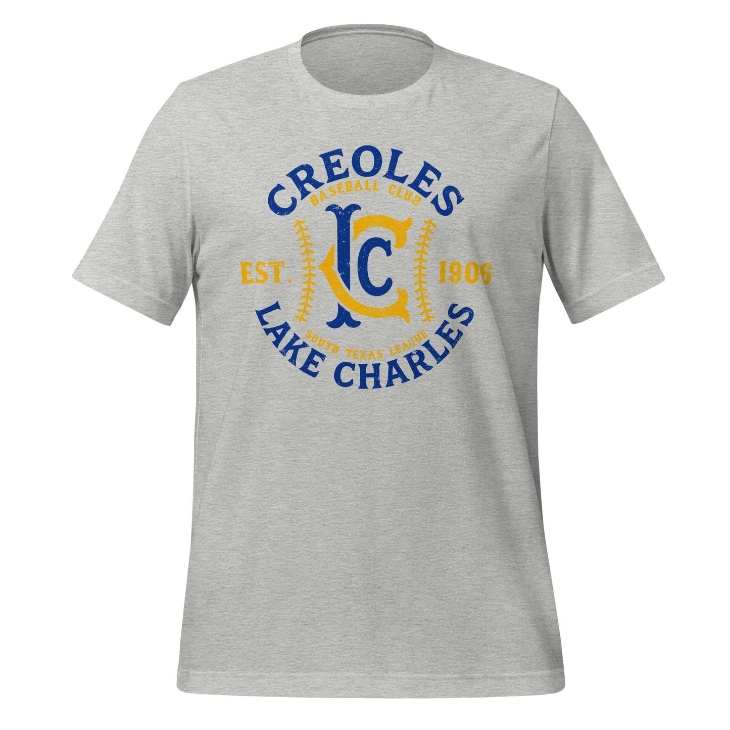 Lake Charles Creoles Baseball T-Shirt – Vintage 1906 Throwback Louisiana Tee