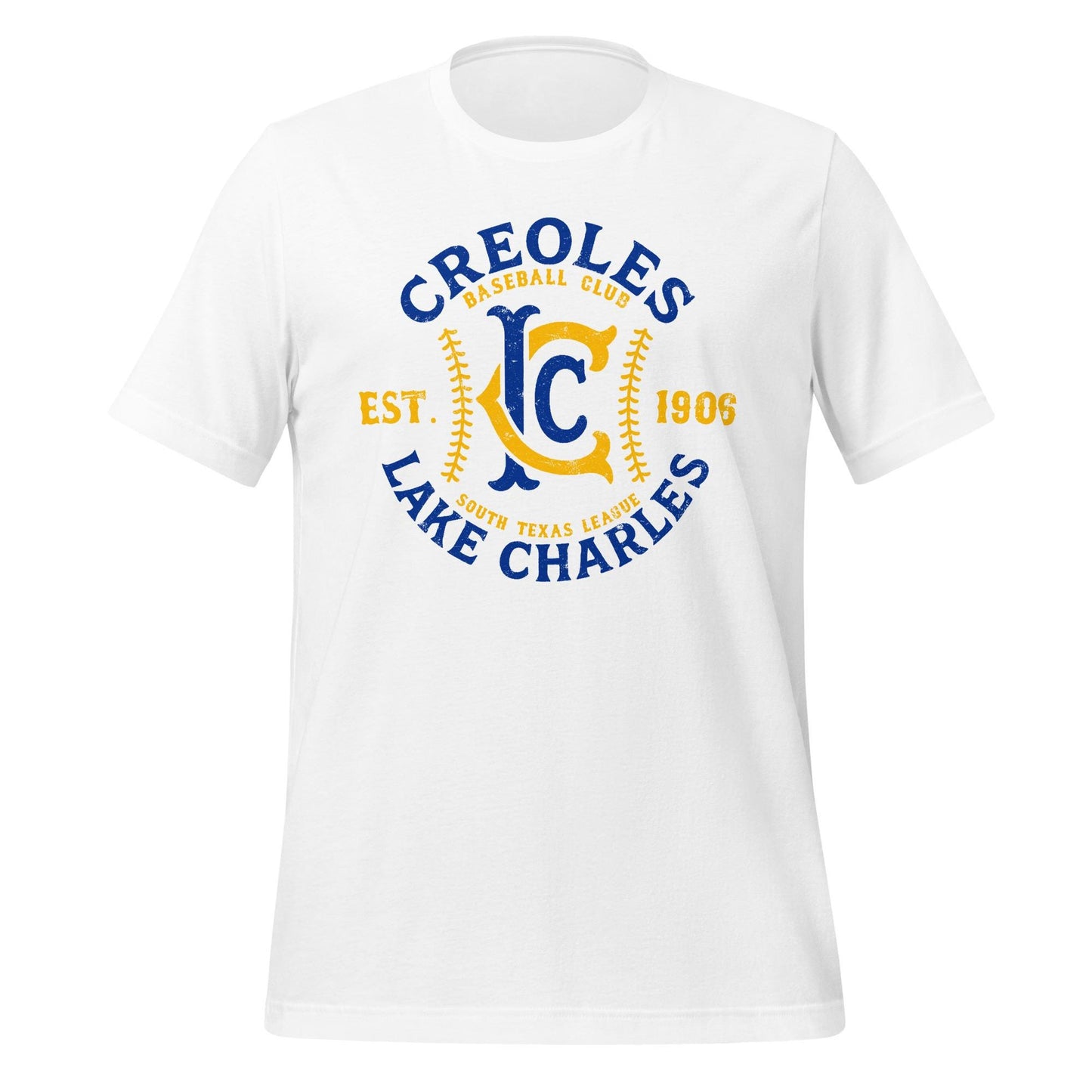 Lake Charles Creoles Baseball T-Shirt – Vintage 1906 Throwback Louisiana Tee
