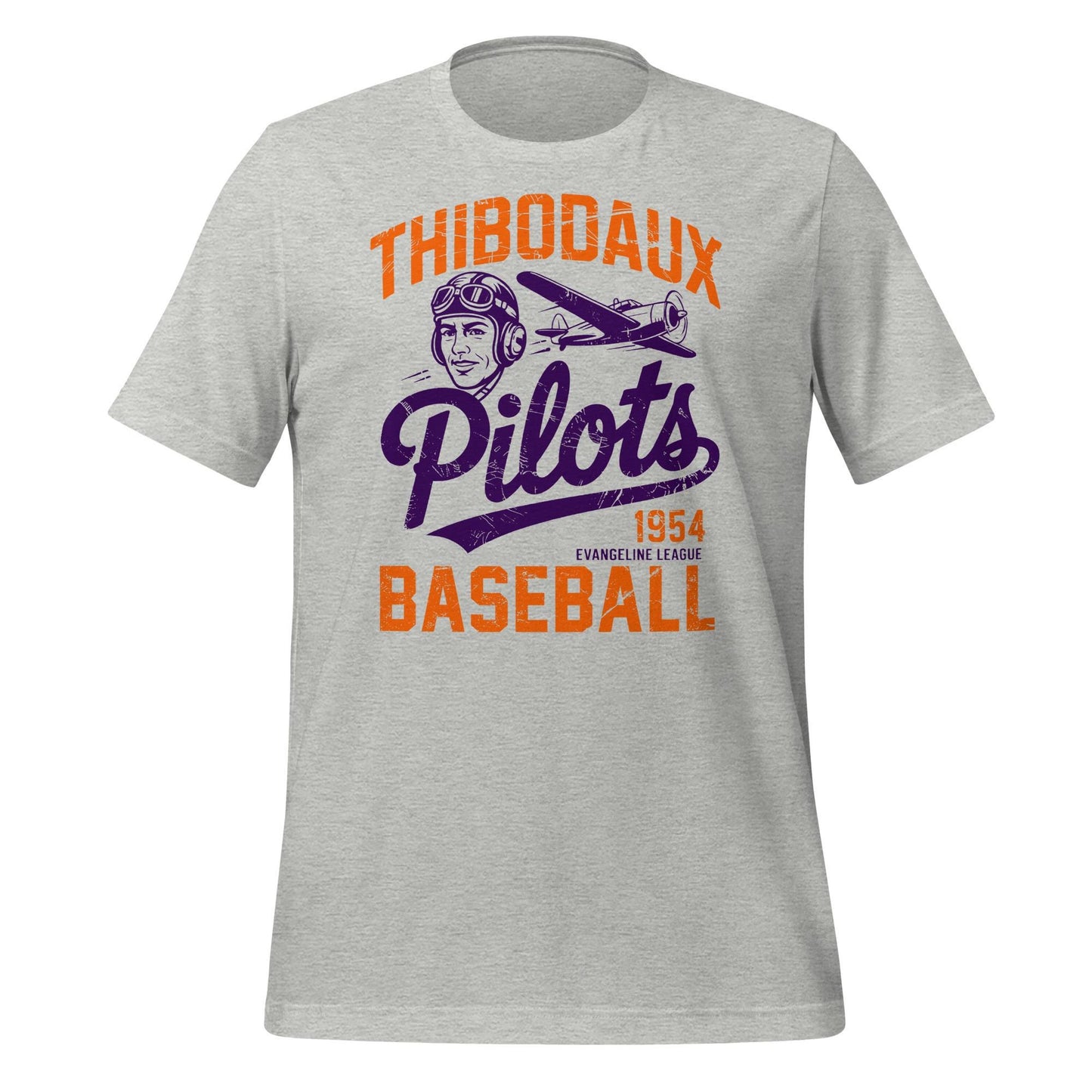Thibodaux Pilots Baseball T-Shirt – Vintage 1954 Louisiana Throwback Tee