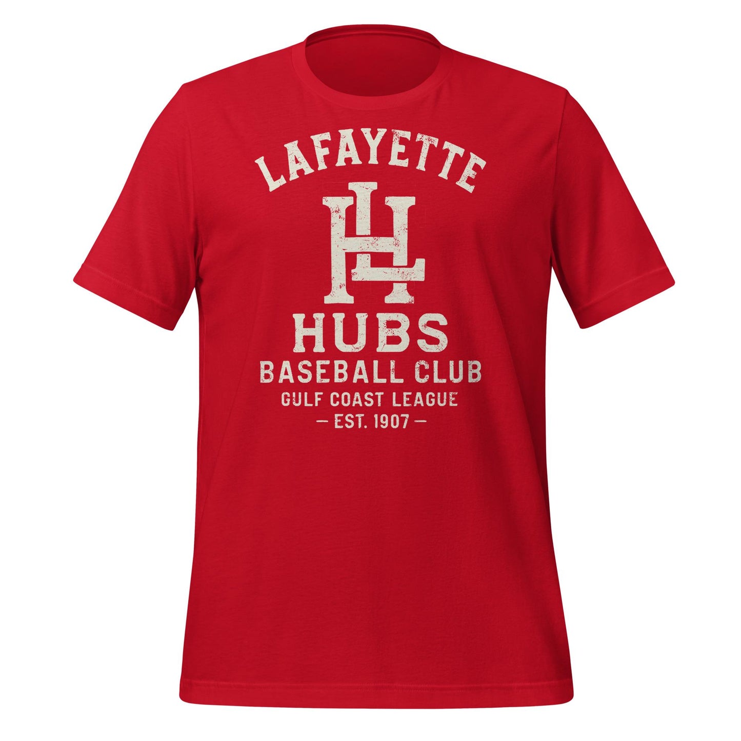 Lafayette Hubs Baseball T-Shirt – Vintage Gulf Coast League Est. 1907 Tee