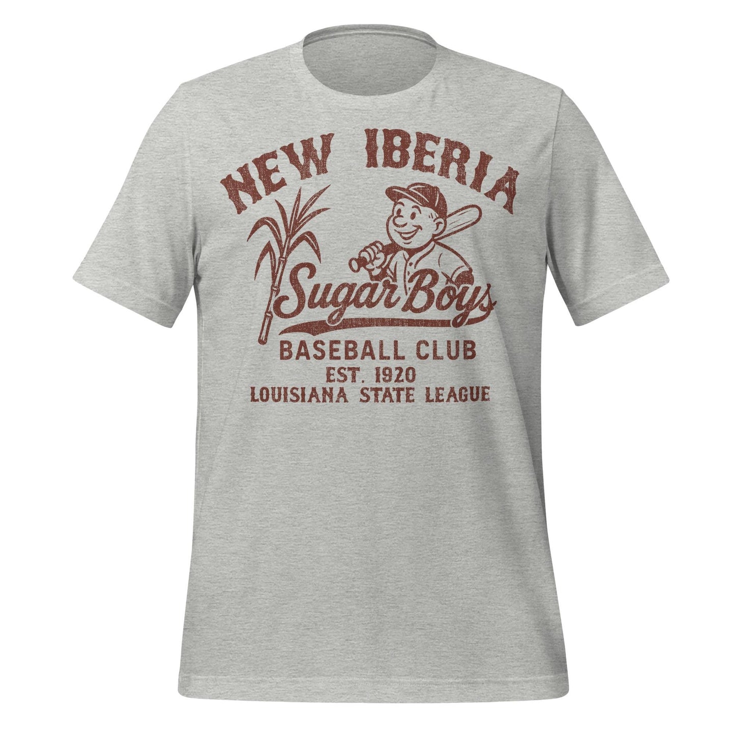 New Iberia Sugar Boys Defunct Minor League Baseball T-Shirt – Vintage Louisiana State League Tee