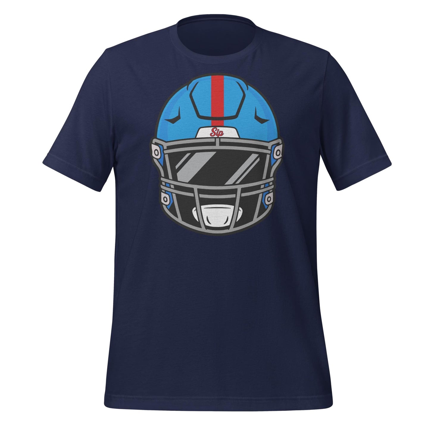 Mississippi Powder Blue Football Helmet Tee – Oxford Game Day Shirt