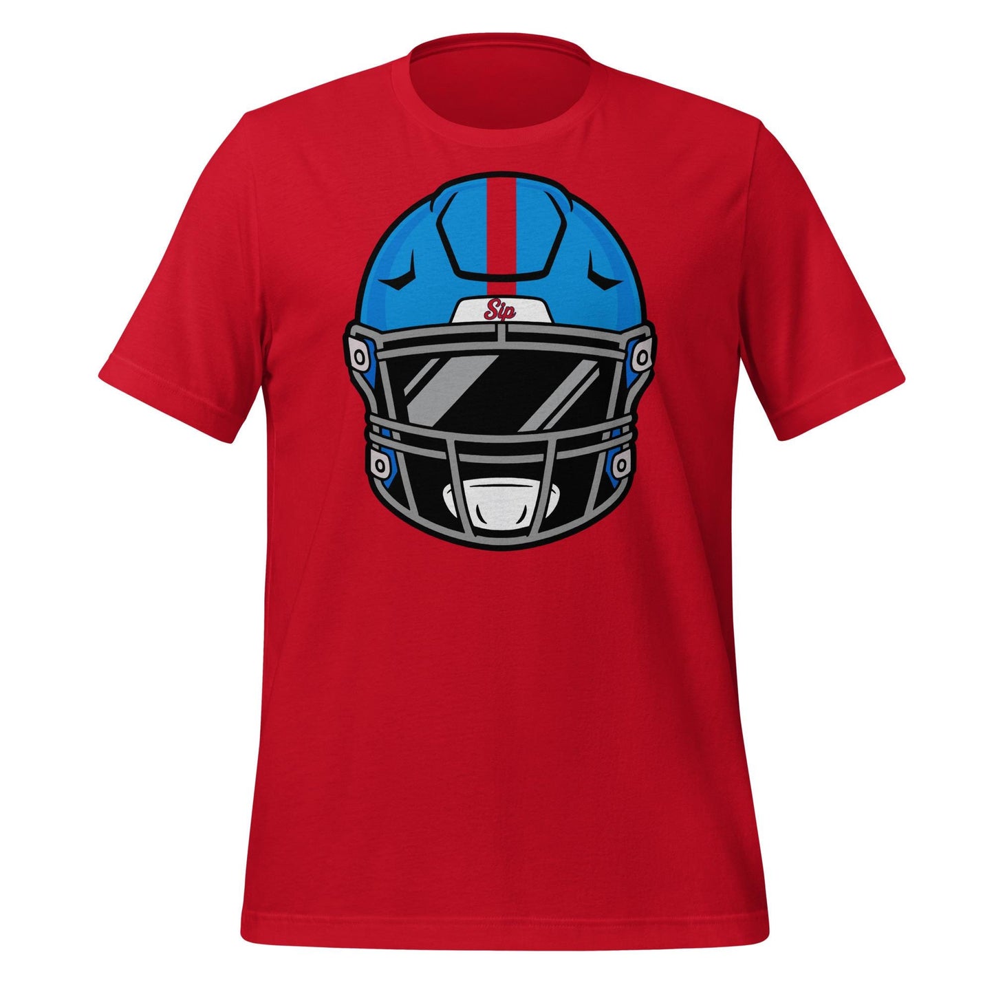 Mississippi Powder Blue Football Helmet Tee – Oxford Game Day Shirt