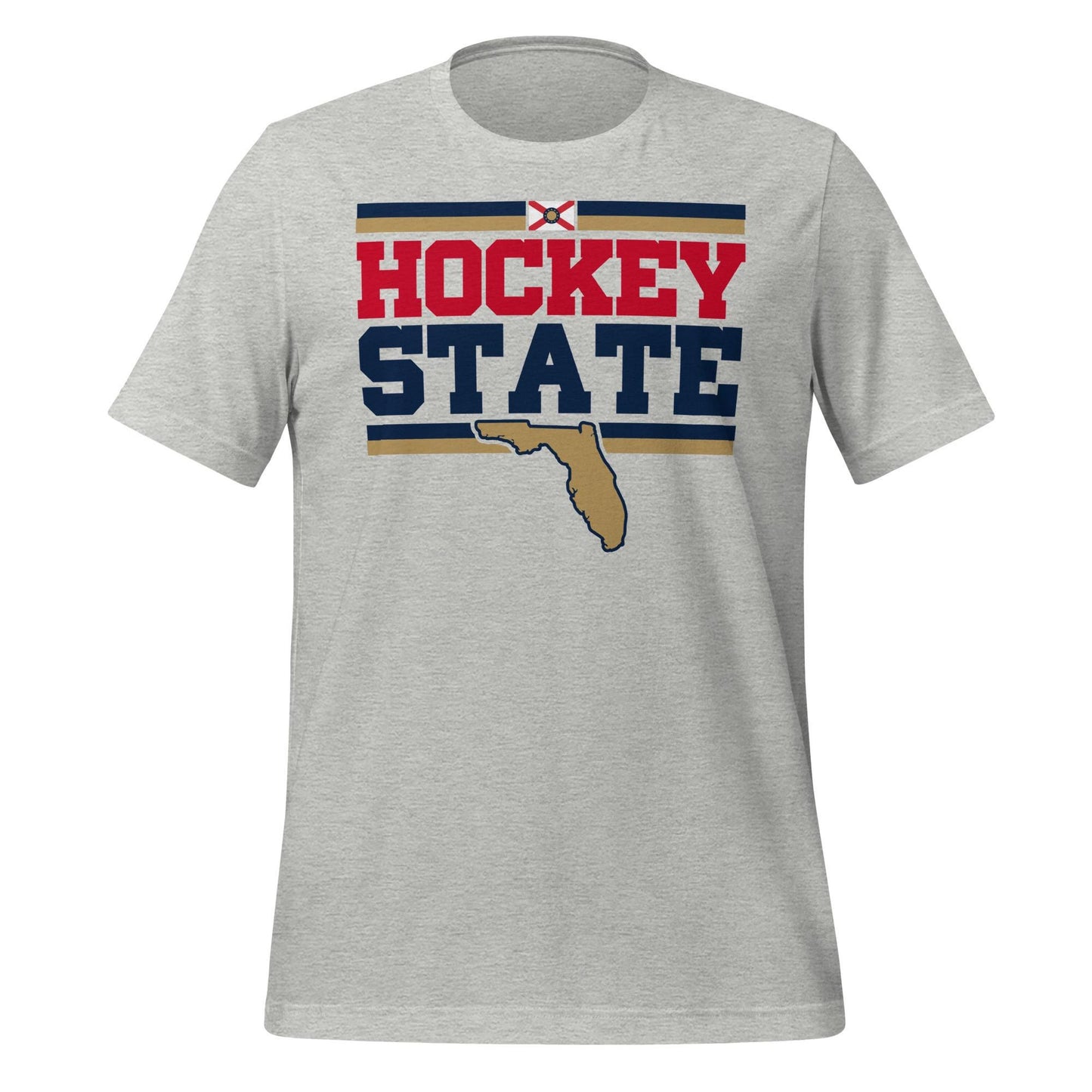 Hockey State Florida Pride Shirt – Bold Red Tee for Florida Hockey Fans
