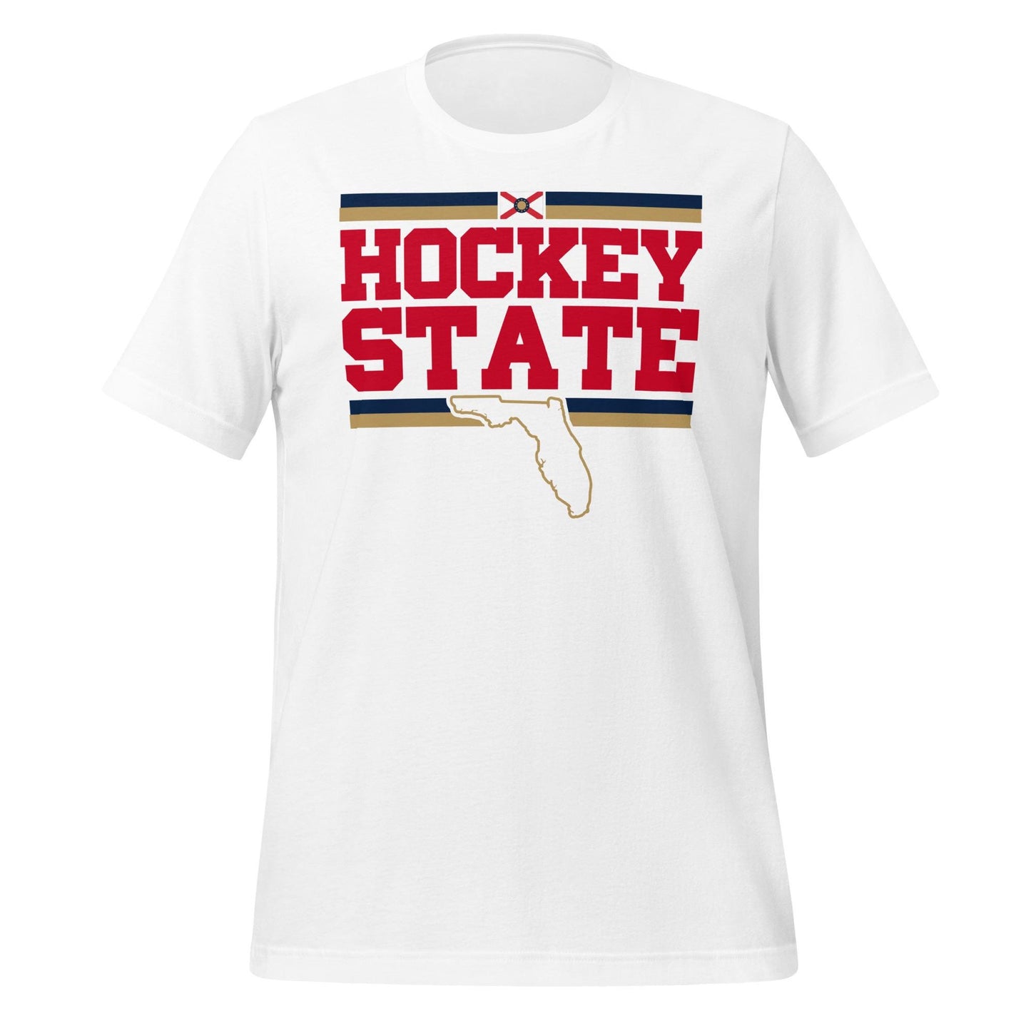 Hockey State Florida Pride Shirt – Bold Red Tee for Florida Hockey Fans