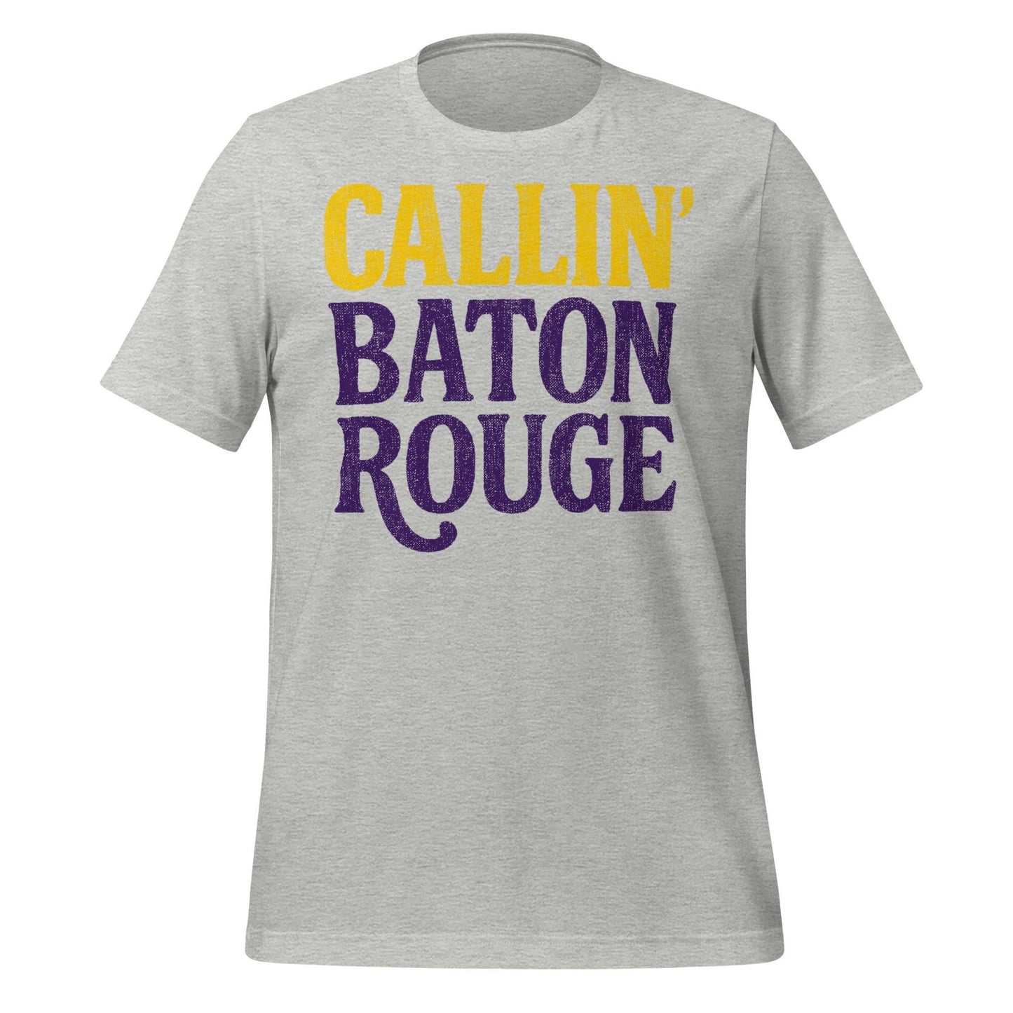Callin' Baton Rouge T-Shirt – Purple and Gold Tigers Football Shirt