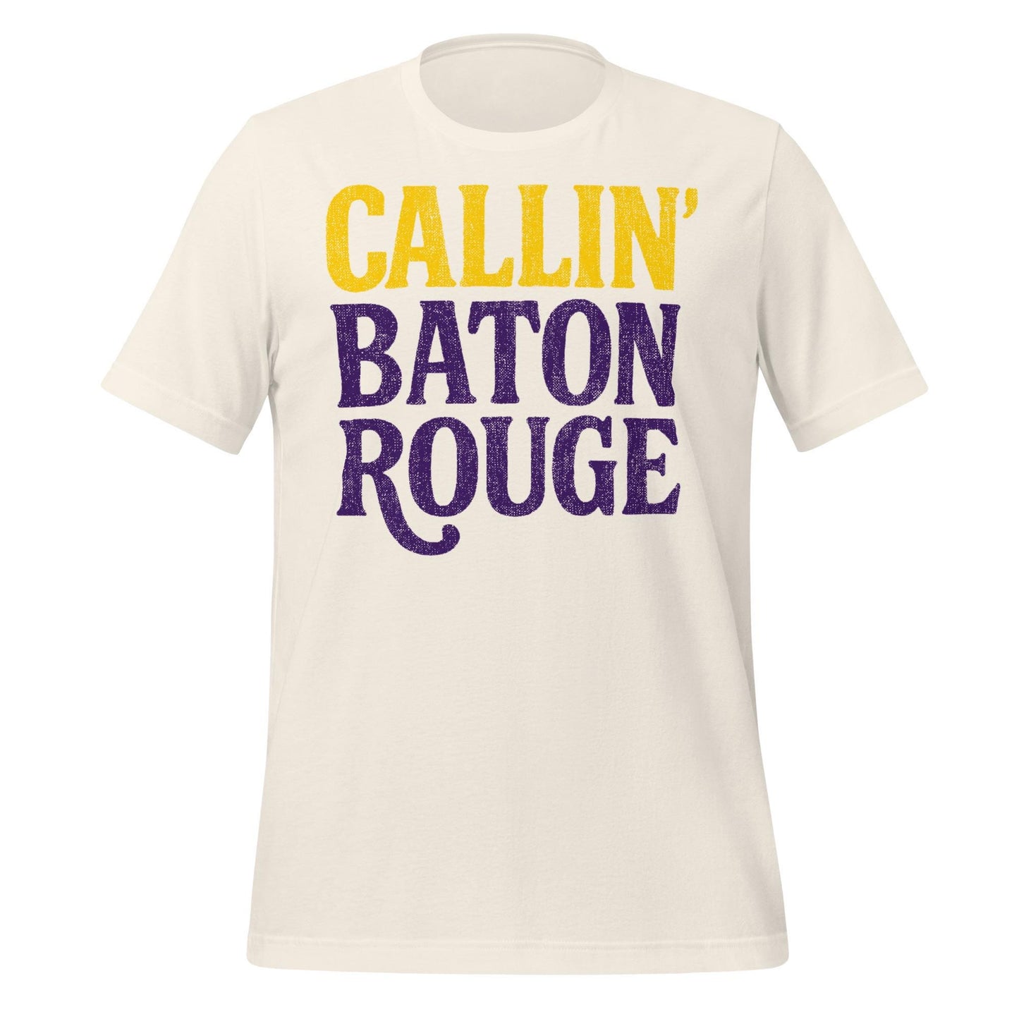 Callin' Baton Rouge T-Shirt – Purple and Gold Tigers Football Shirt