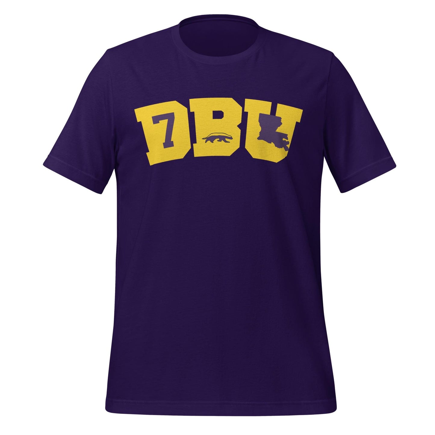 DBU Tigers Football Tee – Purple & Gold Gameday Shirt