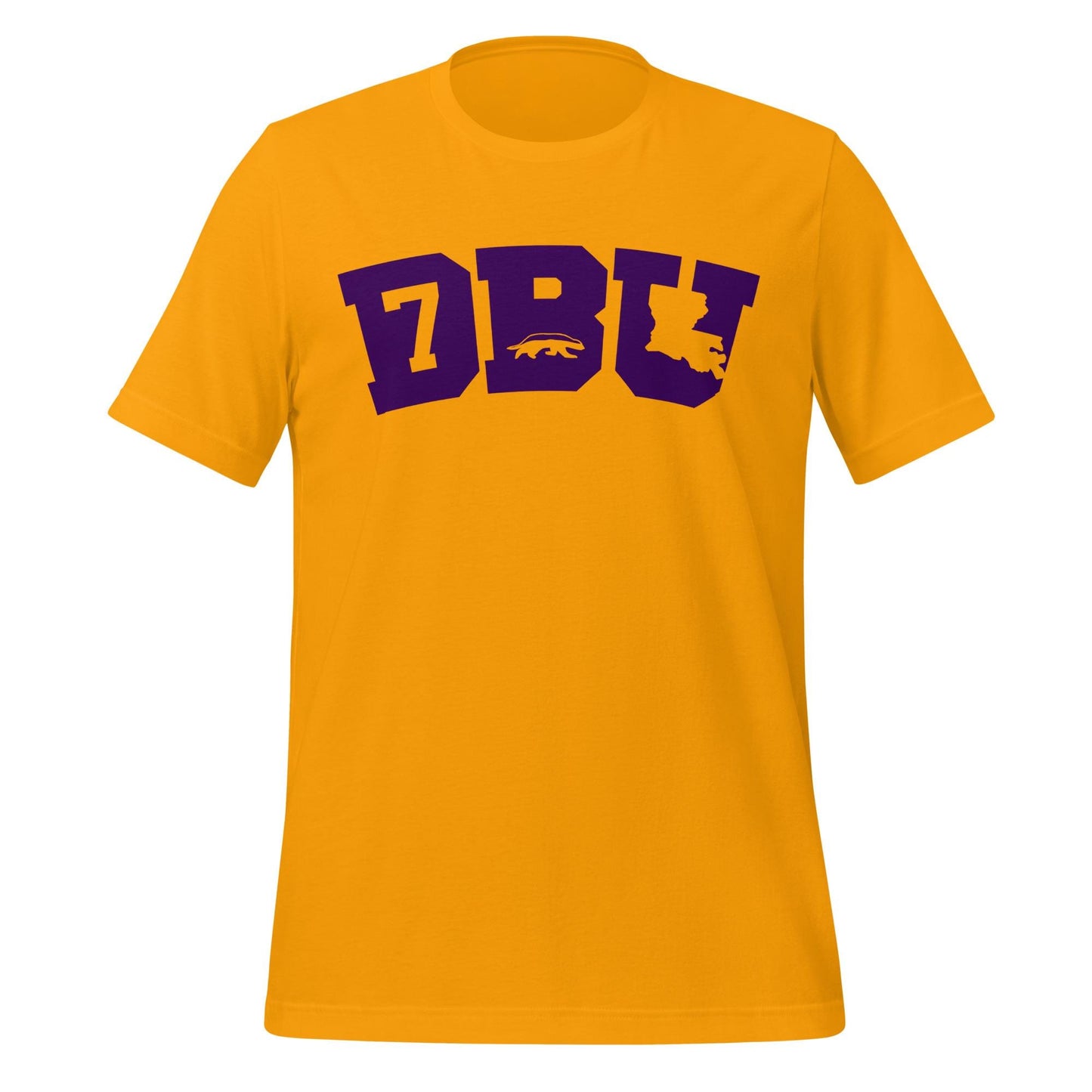 DBU Tigers Football Tee – Purple & Gold Gameday Shirt