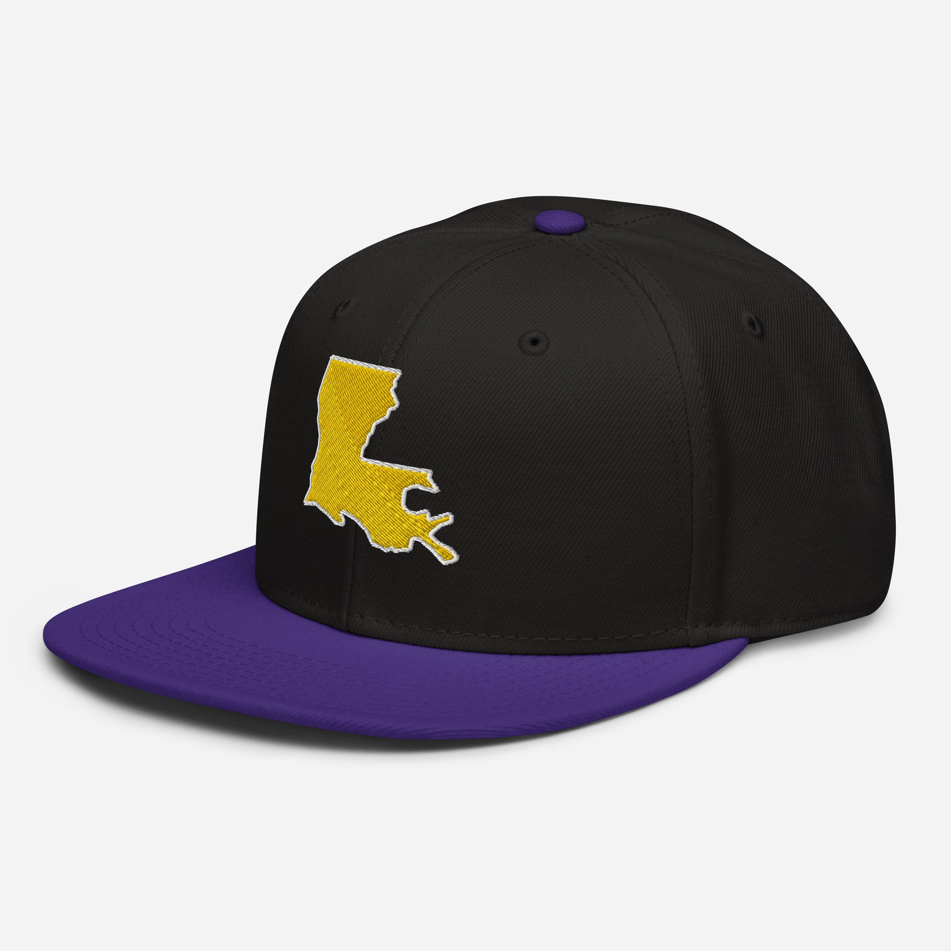 Louisiana Black Snapback