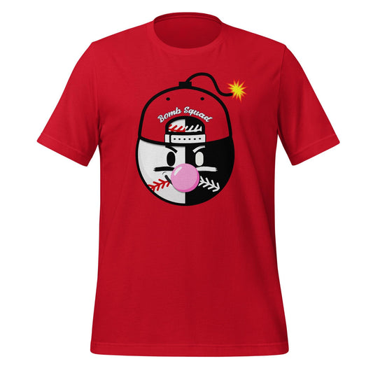 Baseball Bomb Squad Shirt - Bubble Gum Pop Graphic Tee for Players and Fans