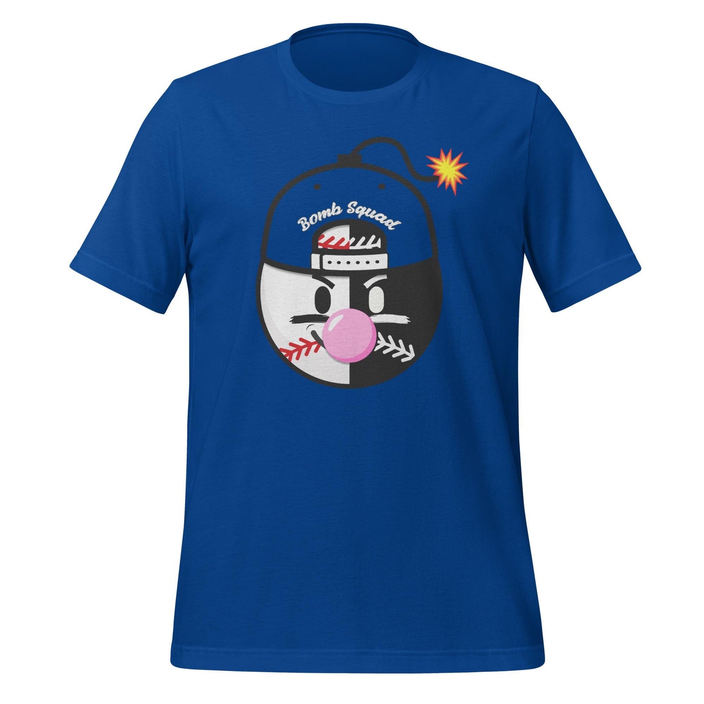Baseball Bomb Squad Shirt - Bubble Gum Pop Graphic Tee for Players and Fans