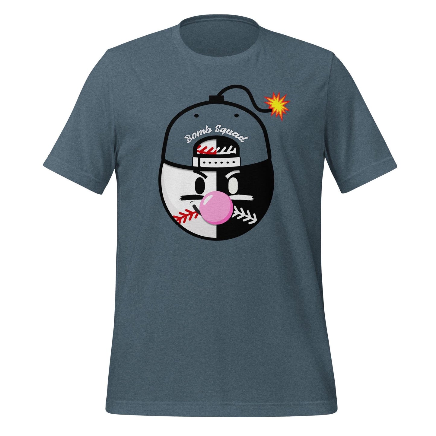 Baseball Bomb Squad Shirt - Bubble Gum Pop Graphic Tee for Players and Fans