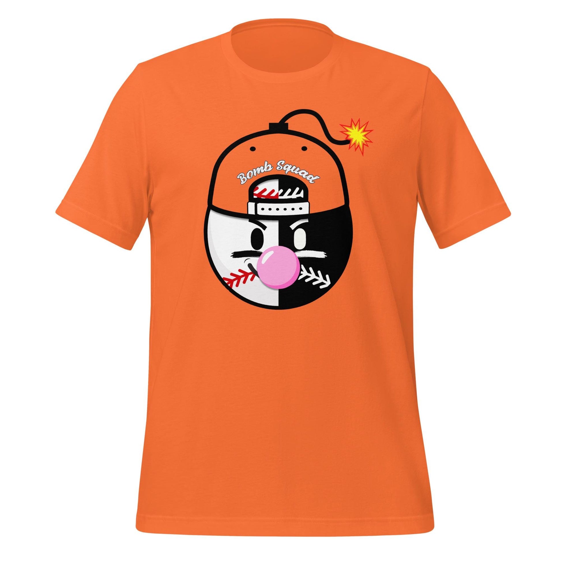 Baseball Bomb Squad Shirt - Bubble Gum Pop Graphic Tee for Players and Fans