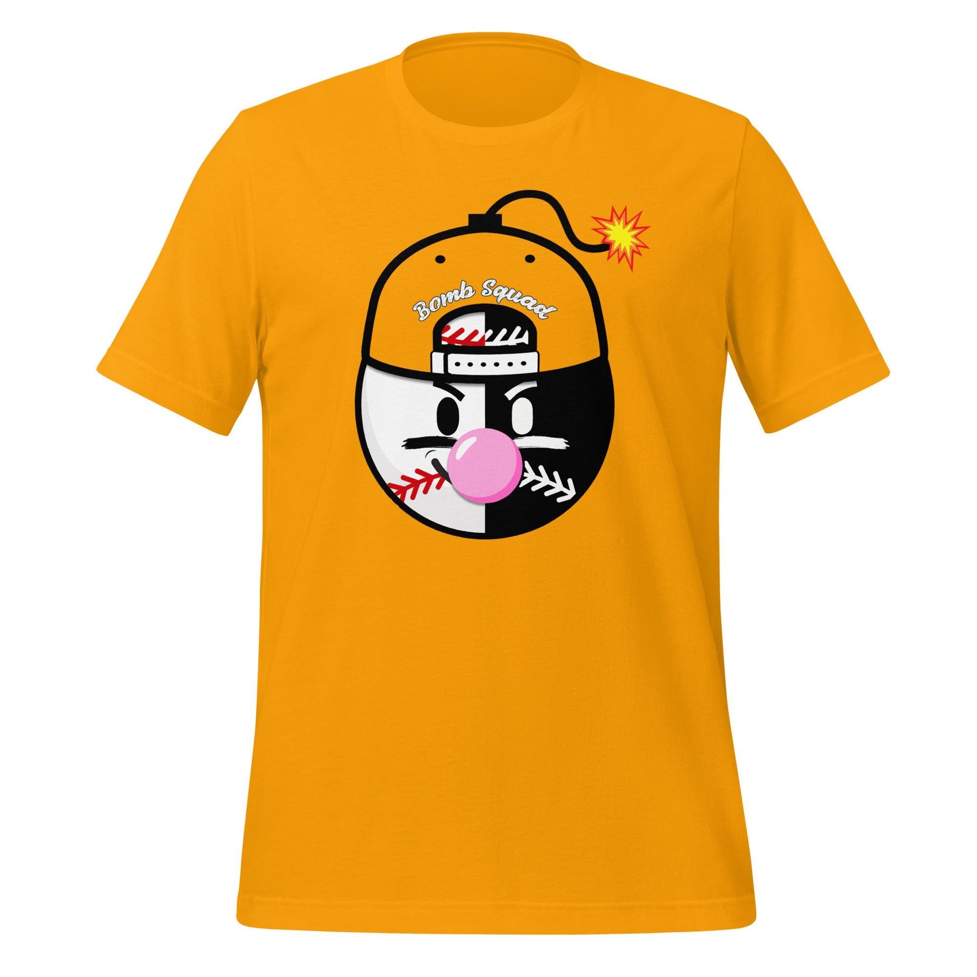 Baseball Bomb Squad Shirt - Bubble Gum Pop Graphic Tee for Players and Fans