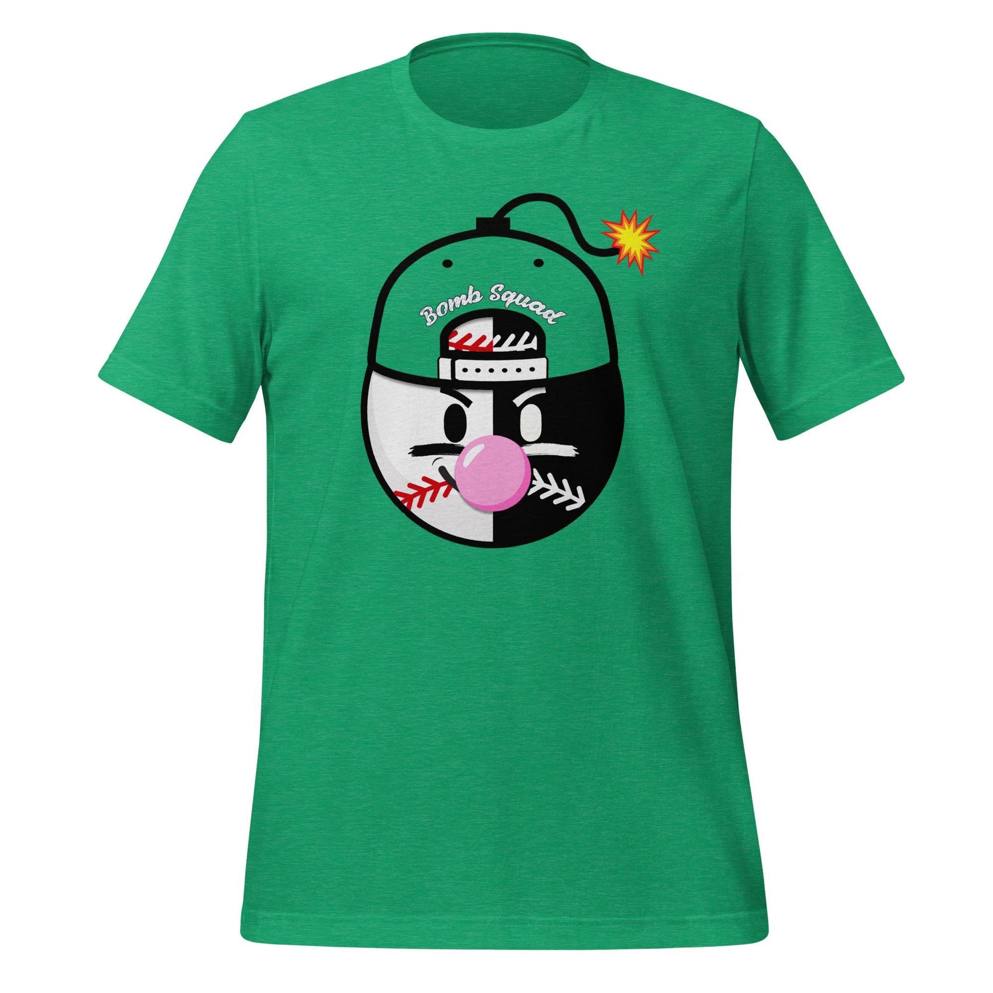 Baseball Bomb Squad Shirt - Bubble Gum Pop Graphic Tee for Players and Fans