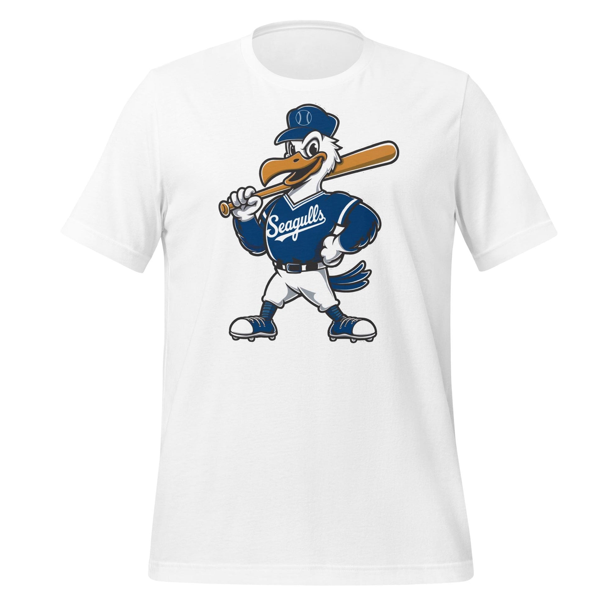 Seagulls Los Angeles Baseball Mascot T-Shirt | LA Blue Crew Fan Tee