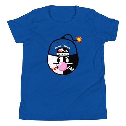 Youth - Baseball Bomb Squad Shirt - Bubble Gum Pop Graphic Tee for Players and Fans