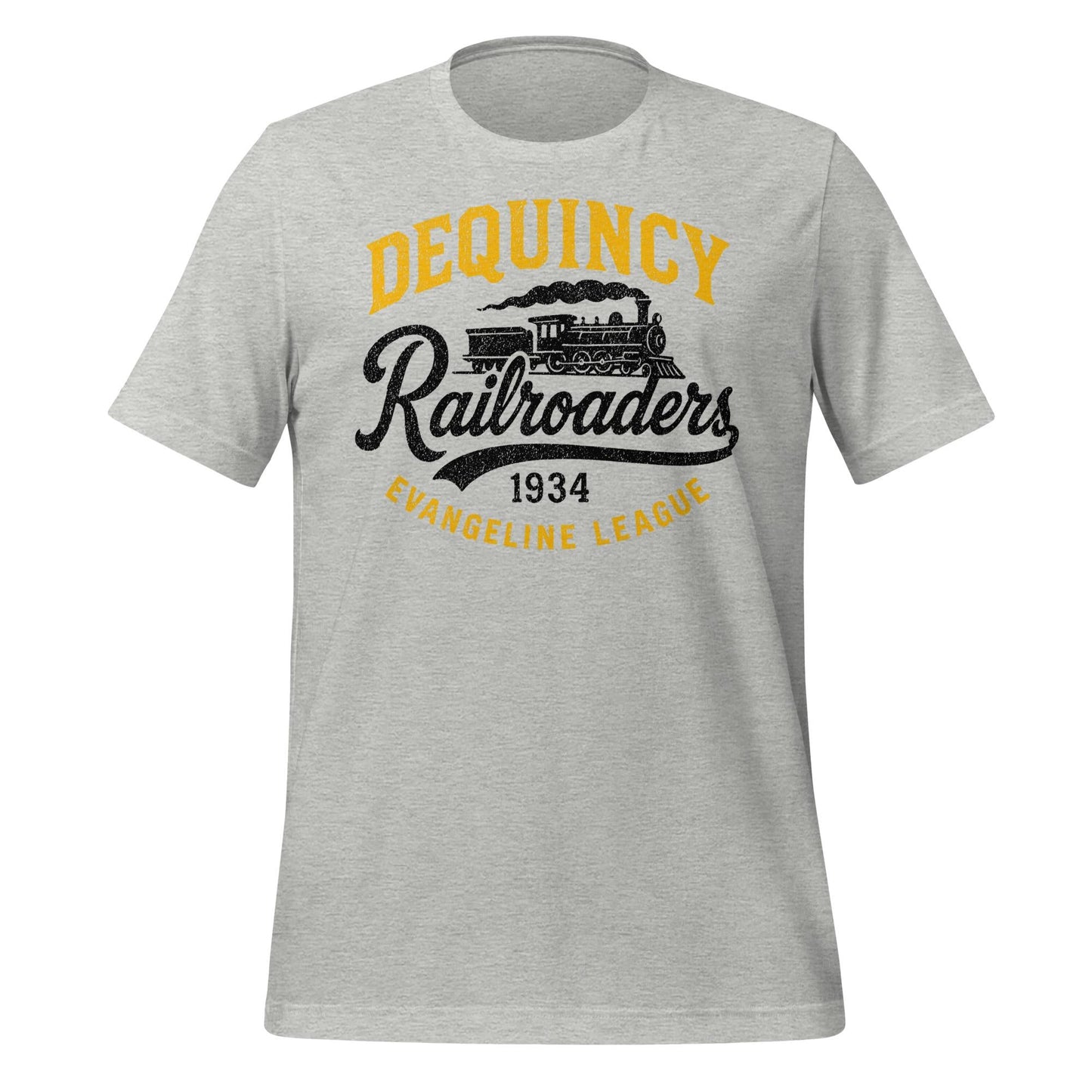 DeQuincy Railroaders Baseball T-Shirt – Vintage 1934 Evangeline League Tee