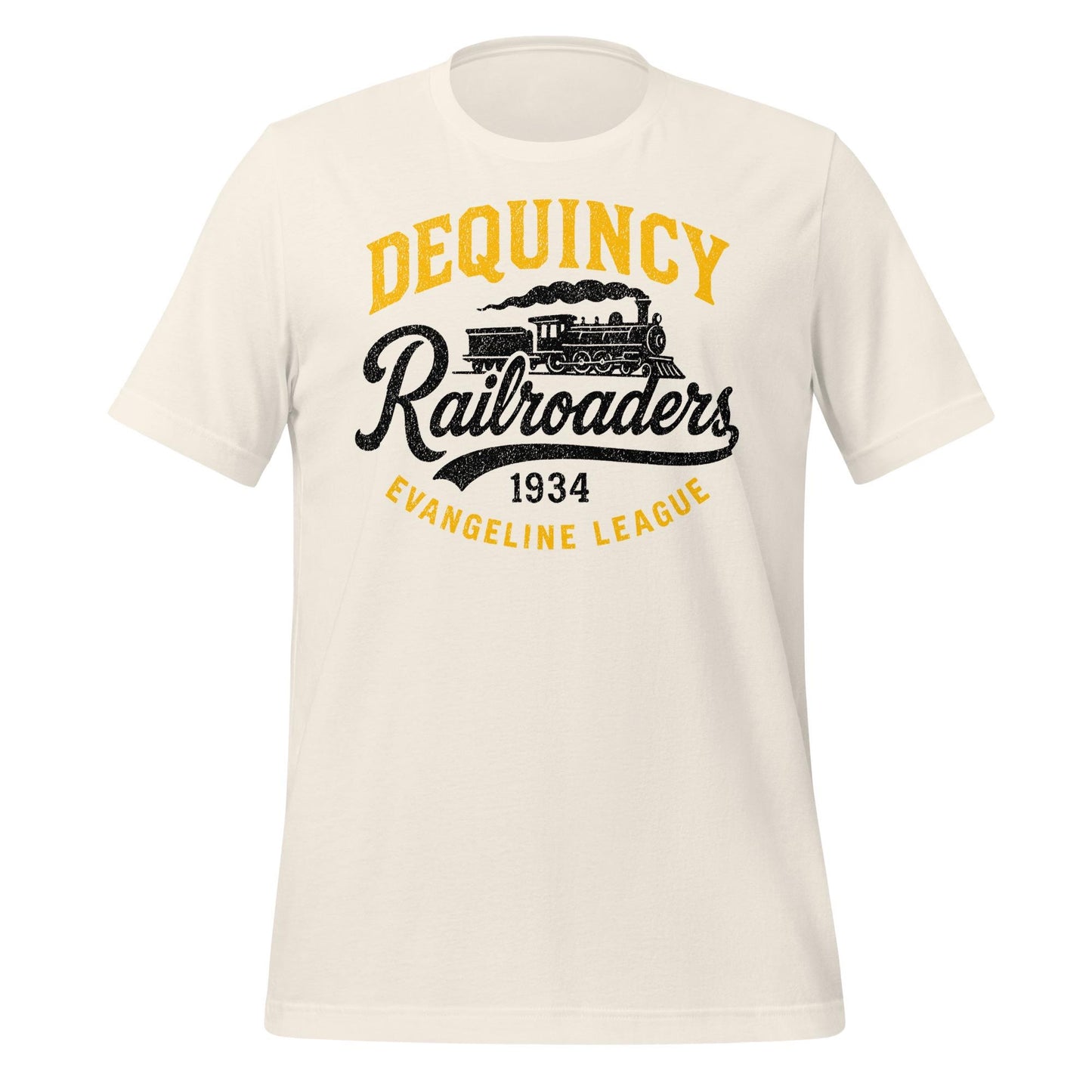 DeQuincy Railroaders Baseball T-Shirt – Vintage 1934 Evangeline League Tee