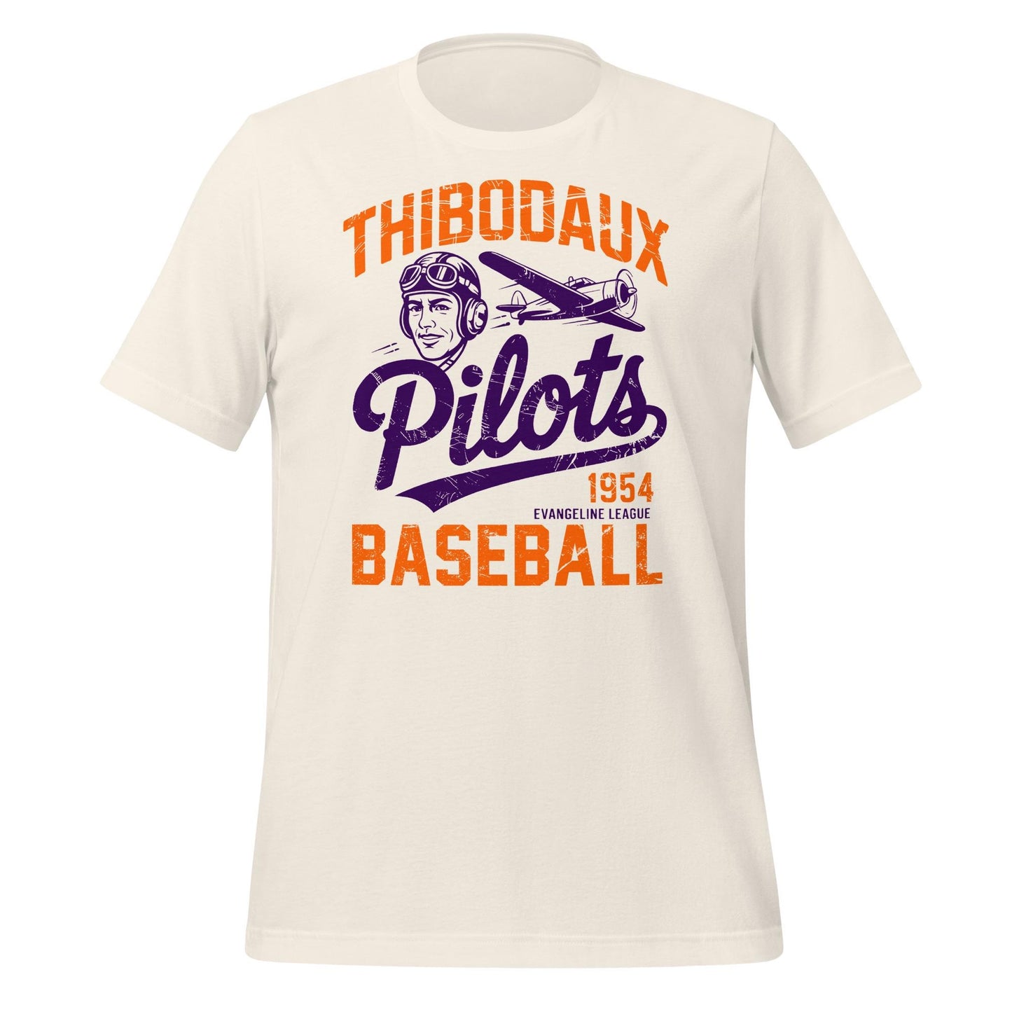 Thibodaux Pilots Baseball T-Shirt – Vintage 1954 Louisiana Throwback Tee