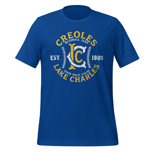 Lake Charles Creoles Baseball T-Shirt – Vintage 1906 Throwback Louisiana Tee