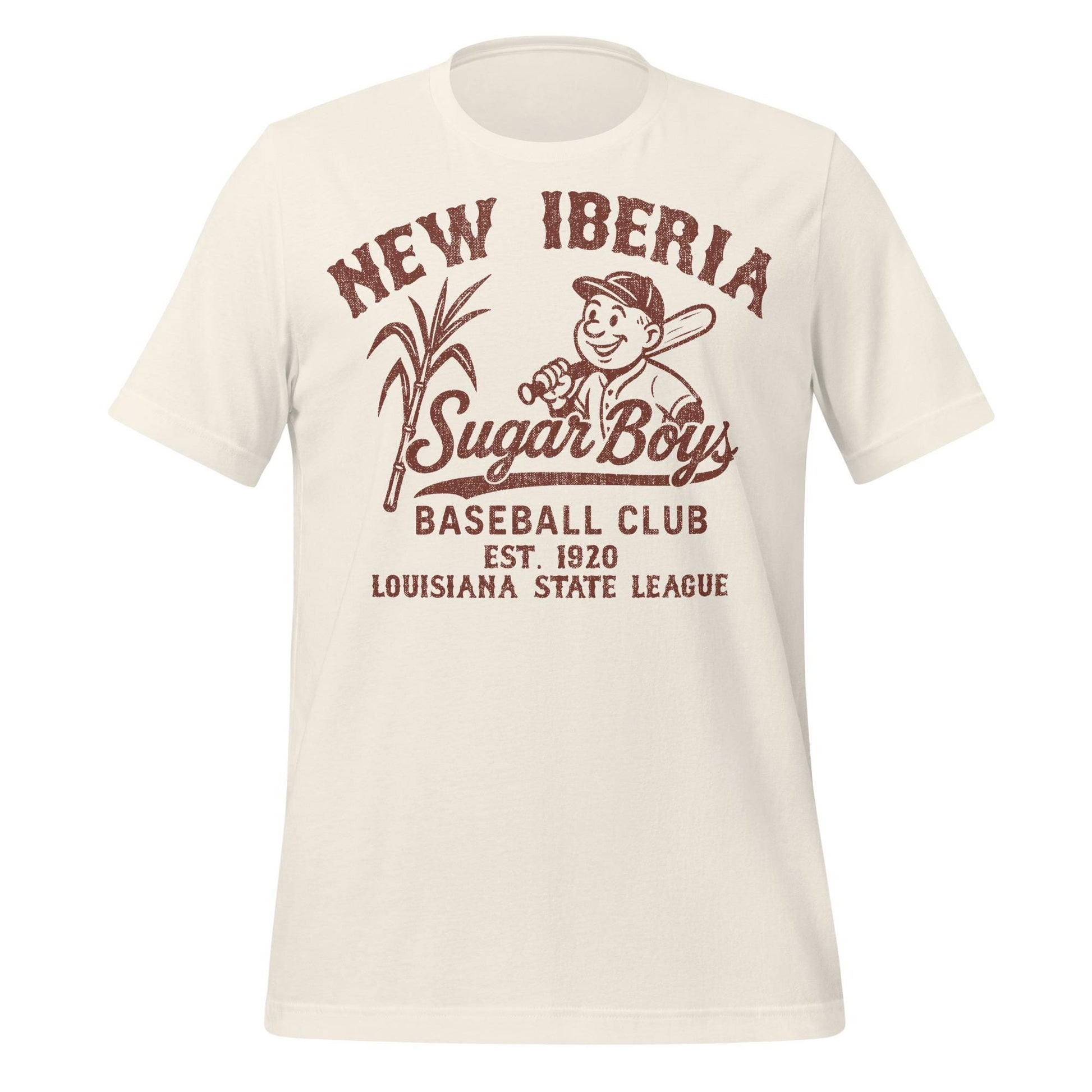New Iberia Sugar Boys Defunct Minor League Baseball T-Shirt – Vintage Louisiana State League Tee