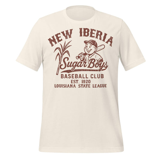 New Iberia Sugar Boys Defunct Minor League Baseball T-Shirt – Vintage Louisiana State League Tee