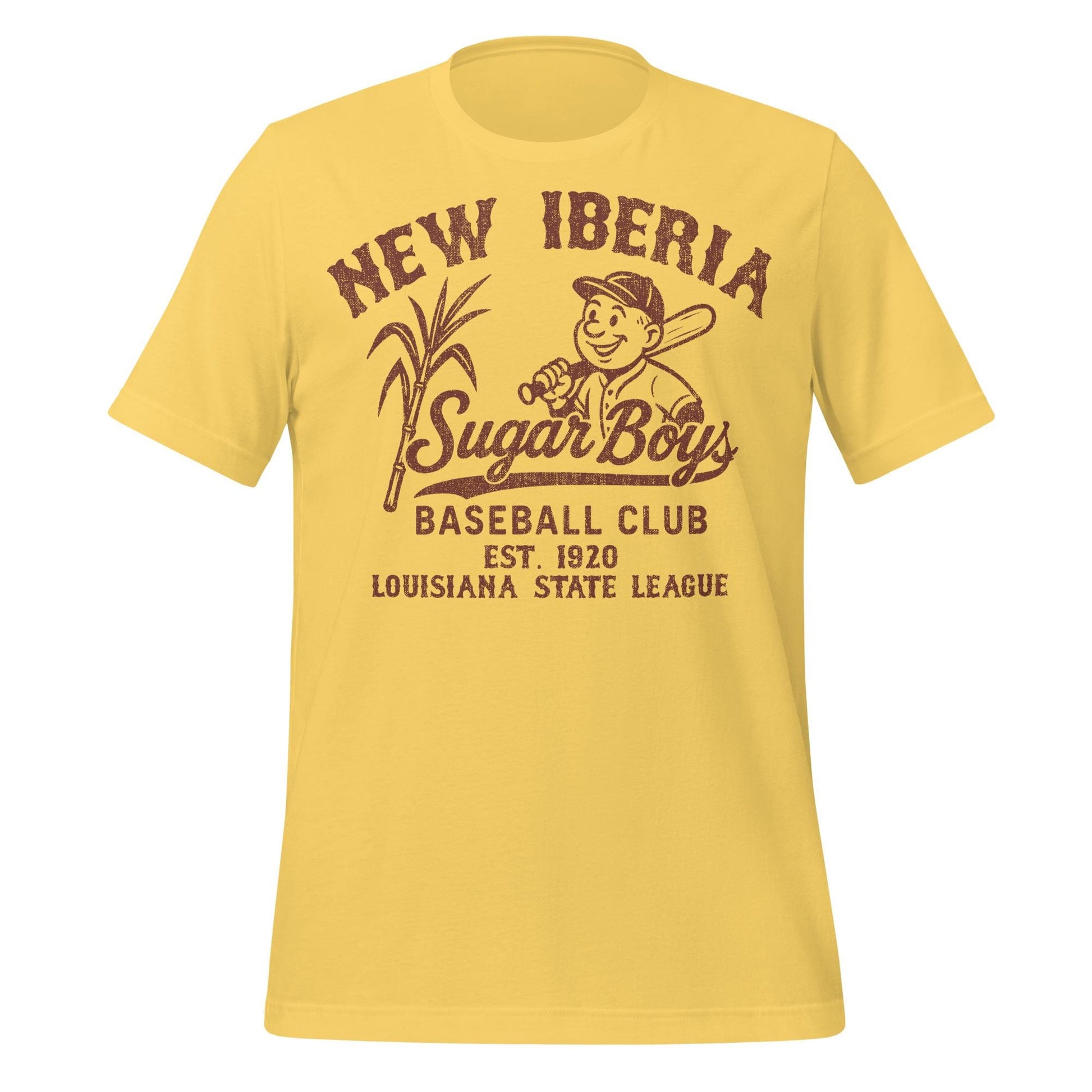 New Iberia Sugar Boys Defunct Minor League Baseball T-Shirt – Vintage Louisiana State League Tee