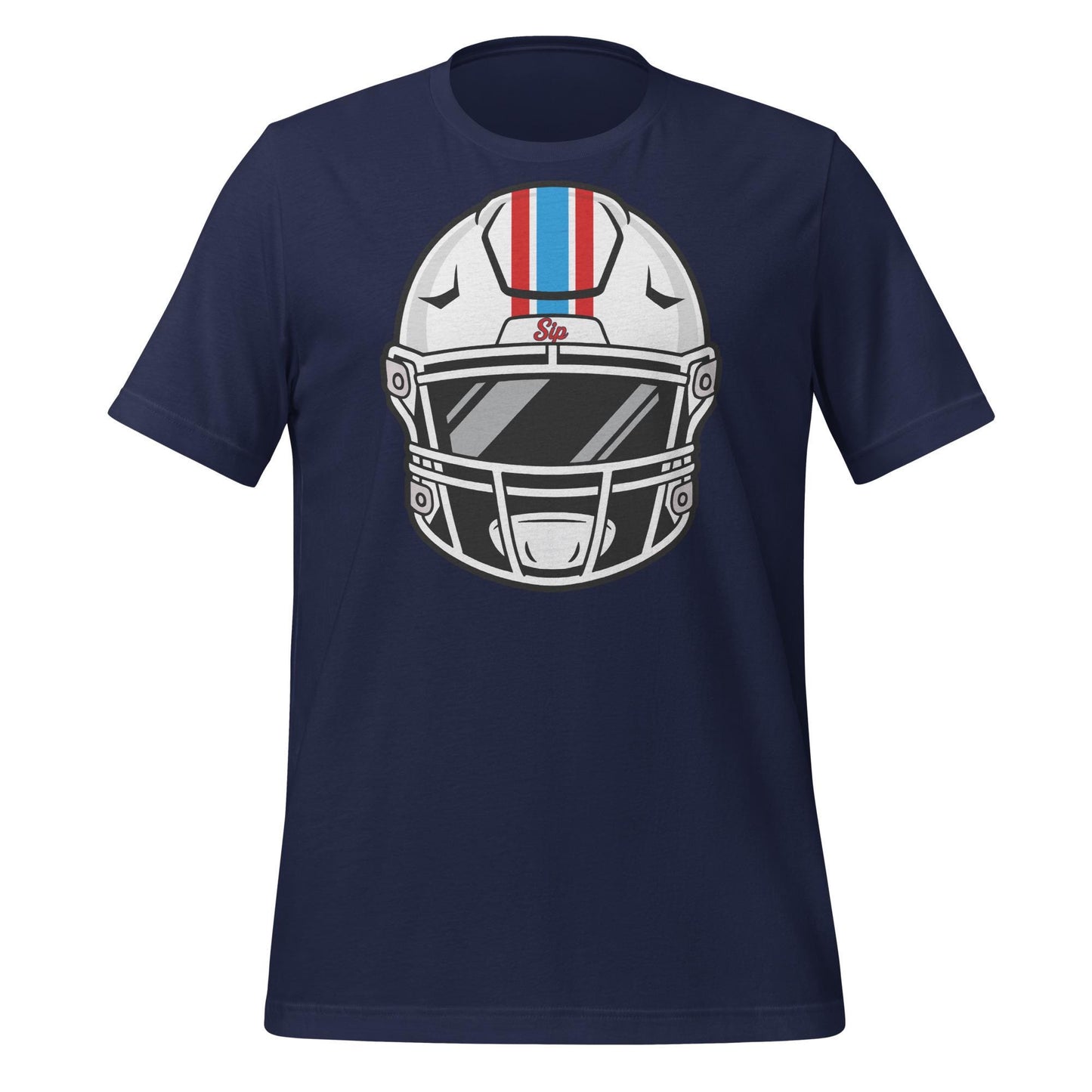 Mississippi White Football Helmet Tee – Oxford Game Day Shirt
