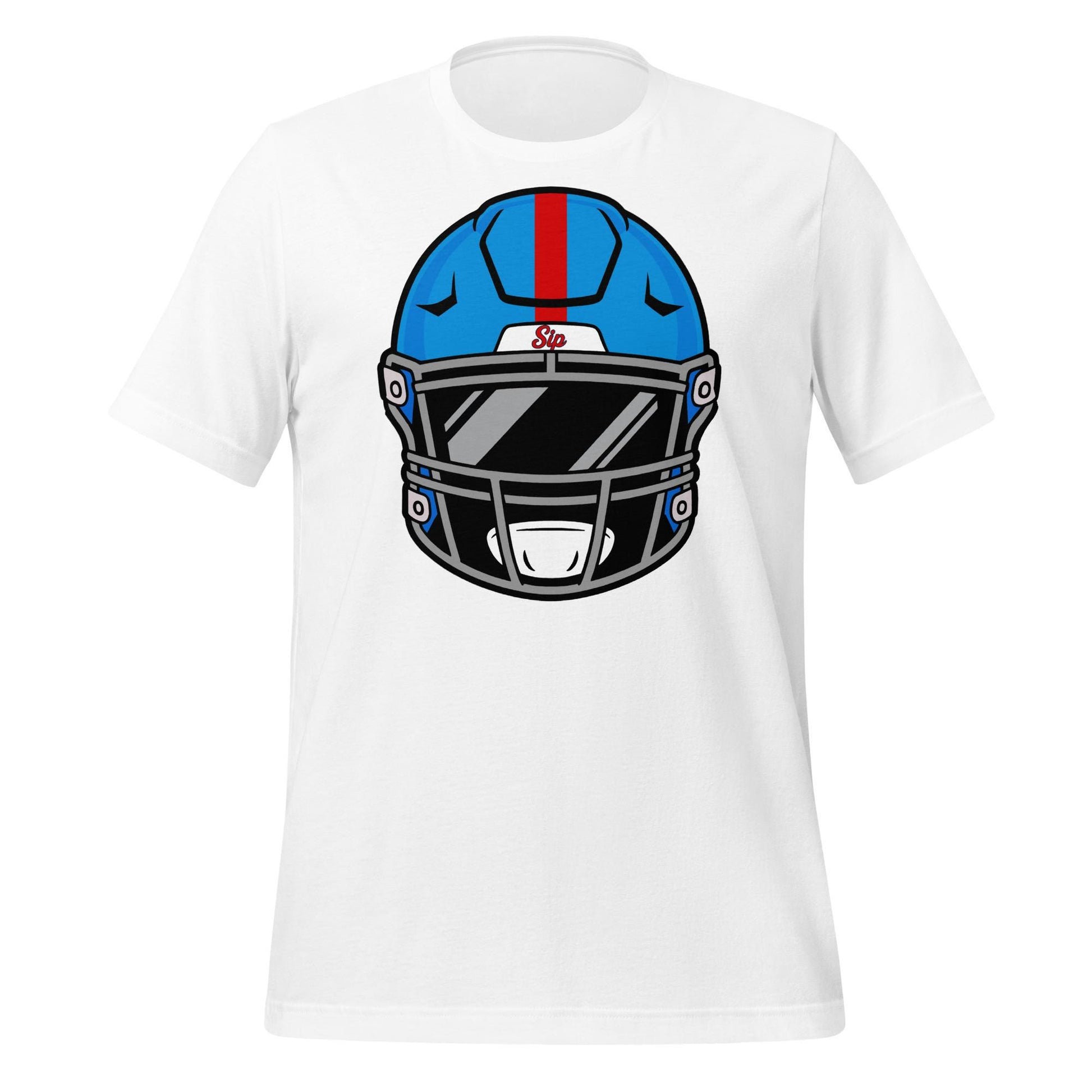 Mississippi Powder Blue Football Helmet Tee – Oxford Game Day Shirt