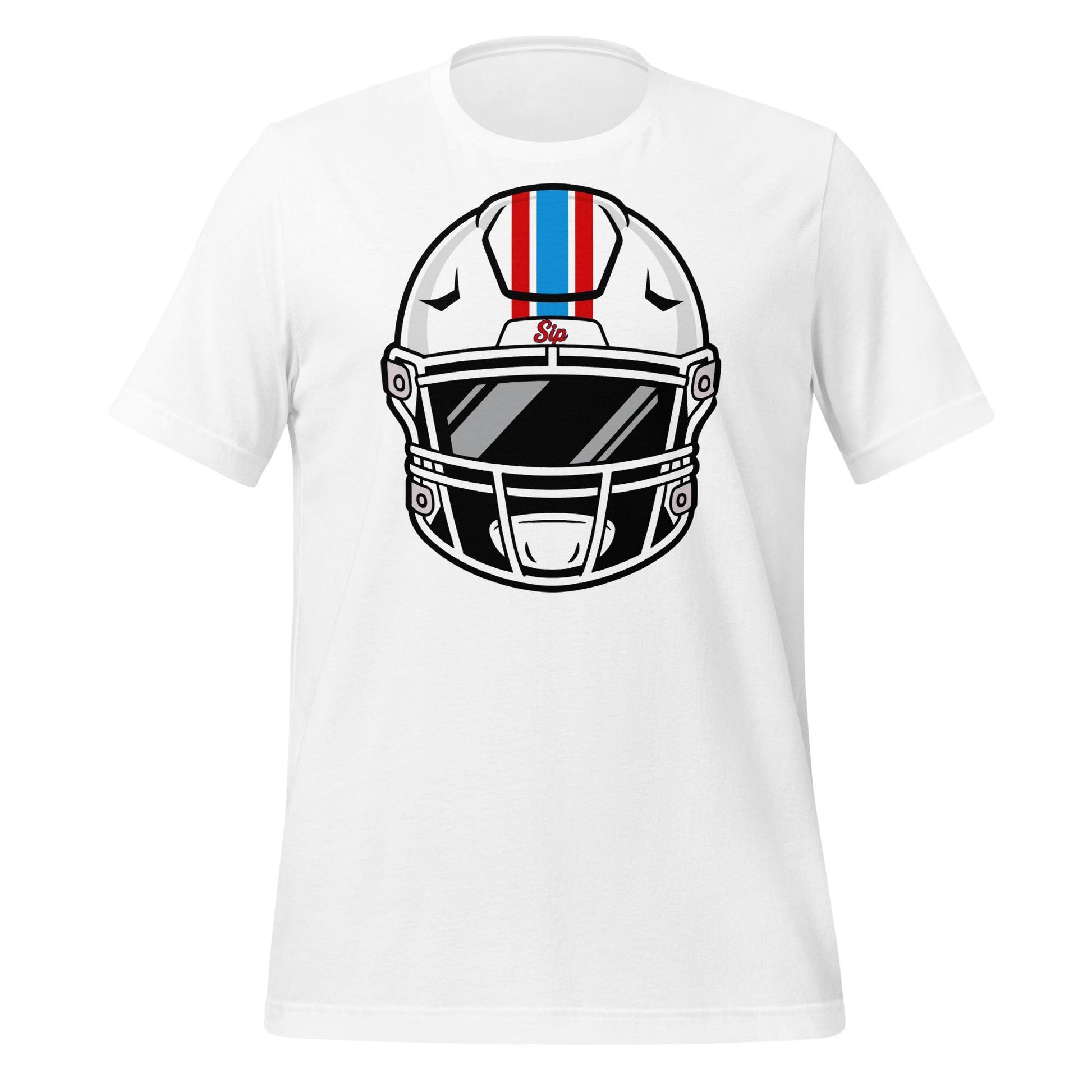 Mississippi White Football Helmet Tee – Oxford Game Day Shirt