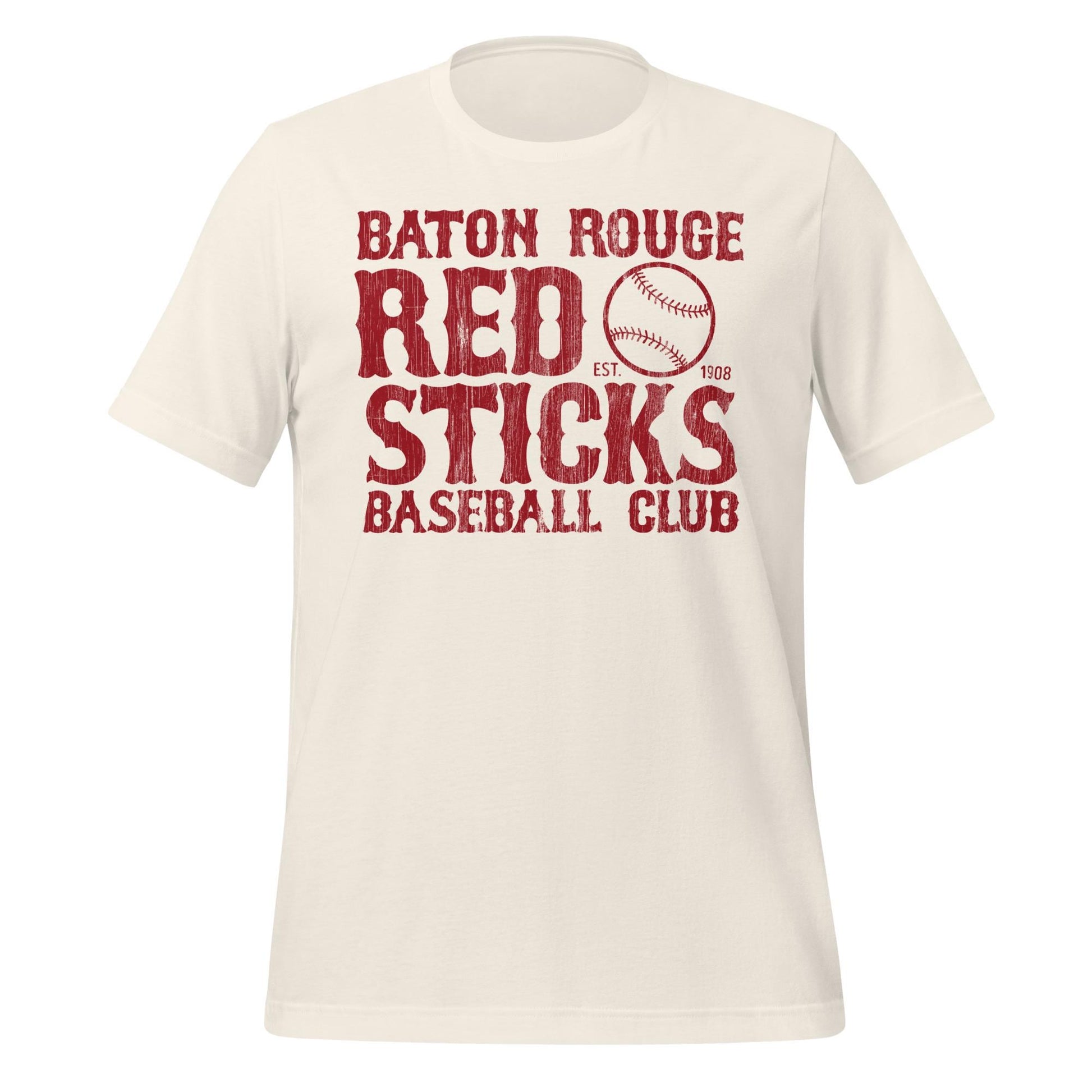 Baton Rouge Red Sticks Baseball Club T-Shirt – Vintage Style Louisiana Sports Tee