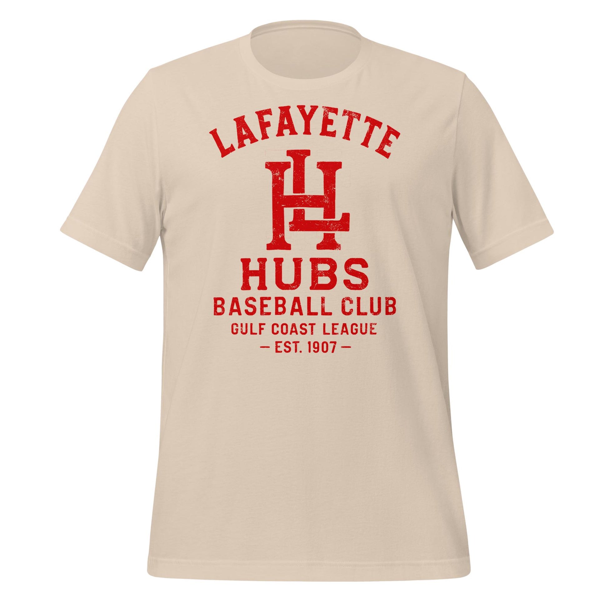 Lafayette Hubs Baseball T-Shirt – Vintage Gulf Coast League Est. 1907 Tee