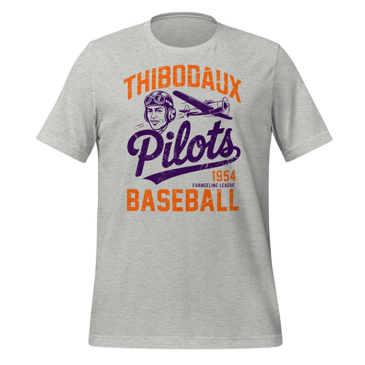 Thibodaux Pilots Baseball T-Shirt – Vintage 1954 Louisiana Throwback Tee
