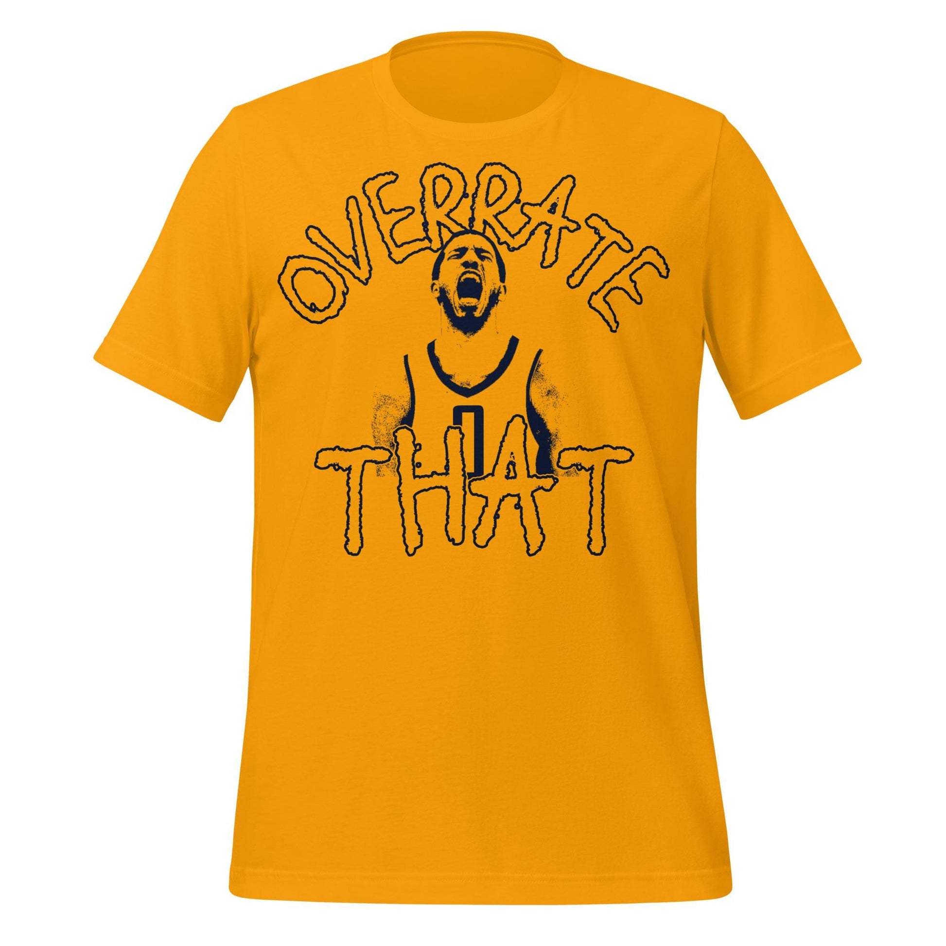 Overrate Pacers Halilburton Shirt – Trash Talk Fan Apparel | Basketball Meme T-Shirt