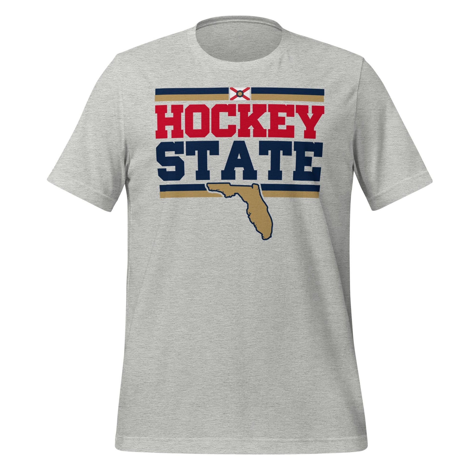 Hockey State Florida Pride Shirt – Bold Red Tee for Florida Hockey Fans