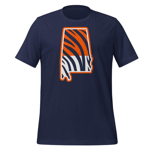Tigers State Outline Tee- WDE Graphic Shirt