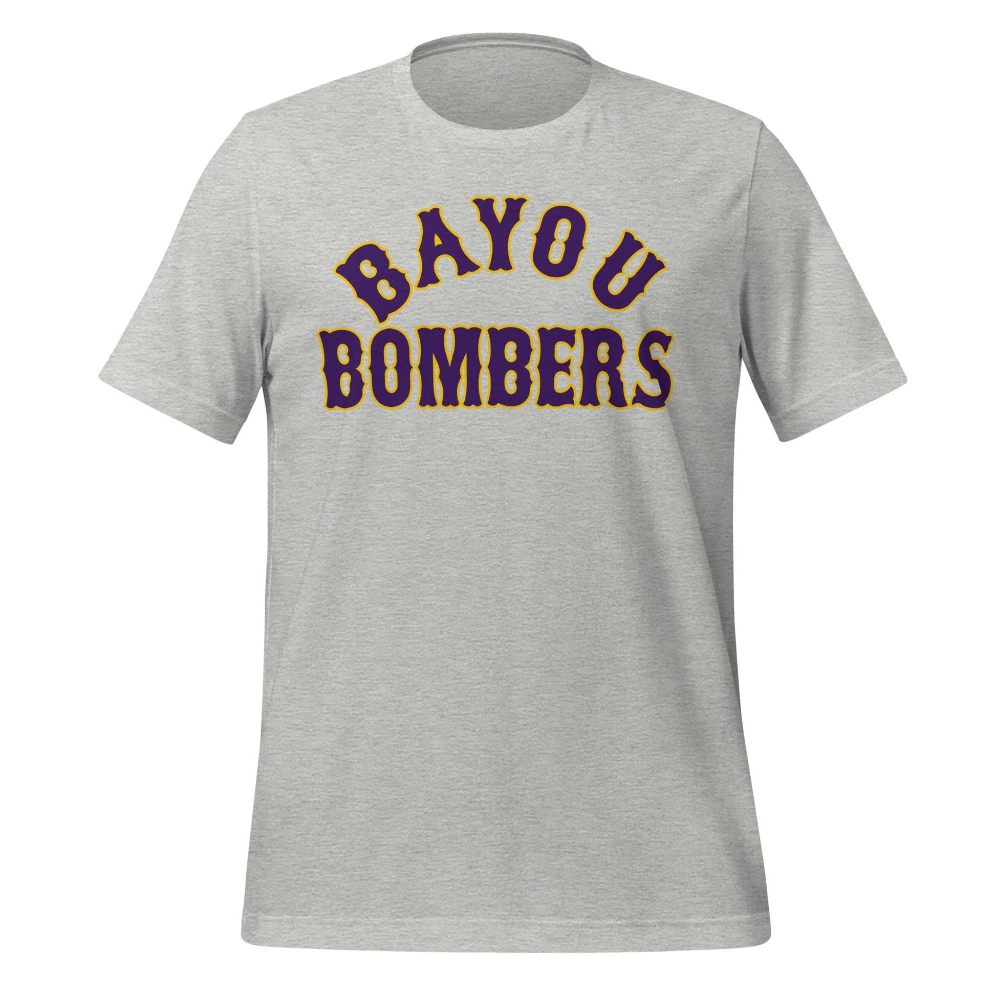 Bayou Bombers Retro Baseball Tee – Vintage Louisiana Vibes Shirt