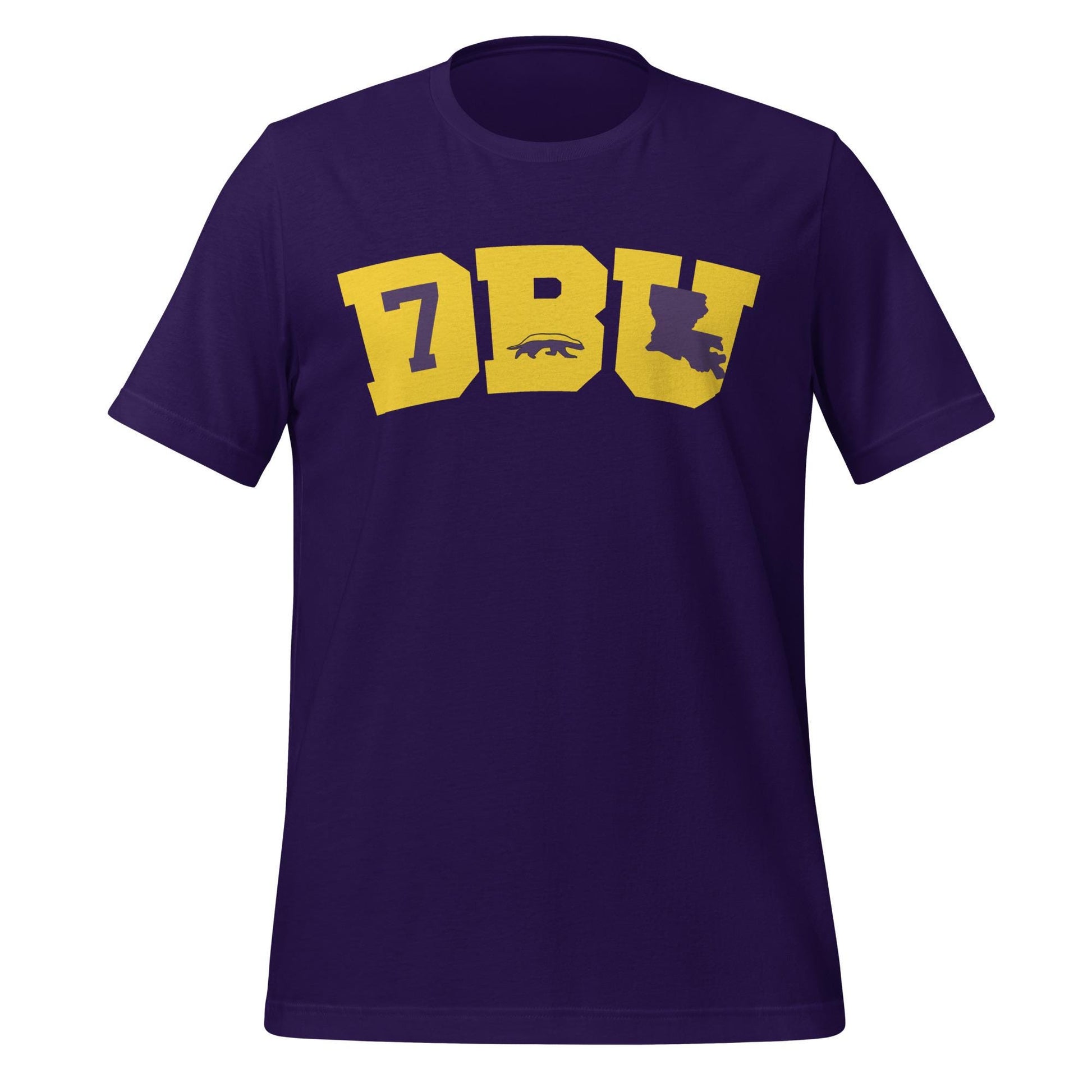 DBU Tigers Football Tee – Purple & Gold Gameday Shirt