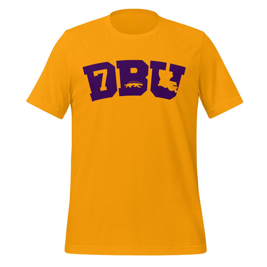 DBU Tigers Football Tee – Purple & Gold Gameday Shirt