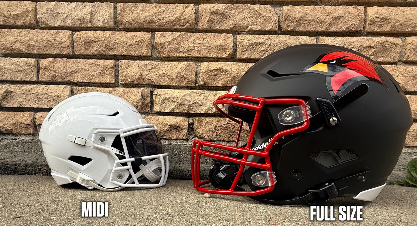 NEW! Custom Midi Size Football Helmets