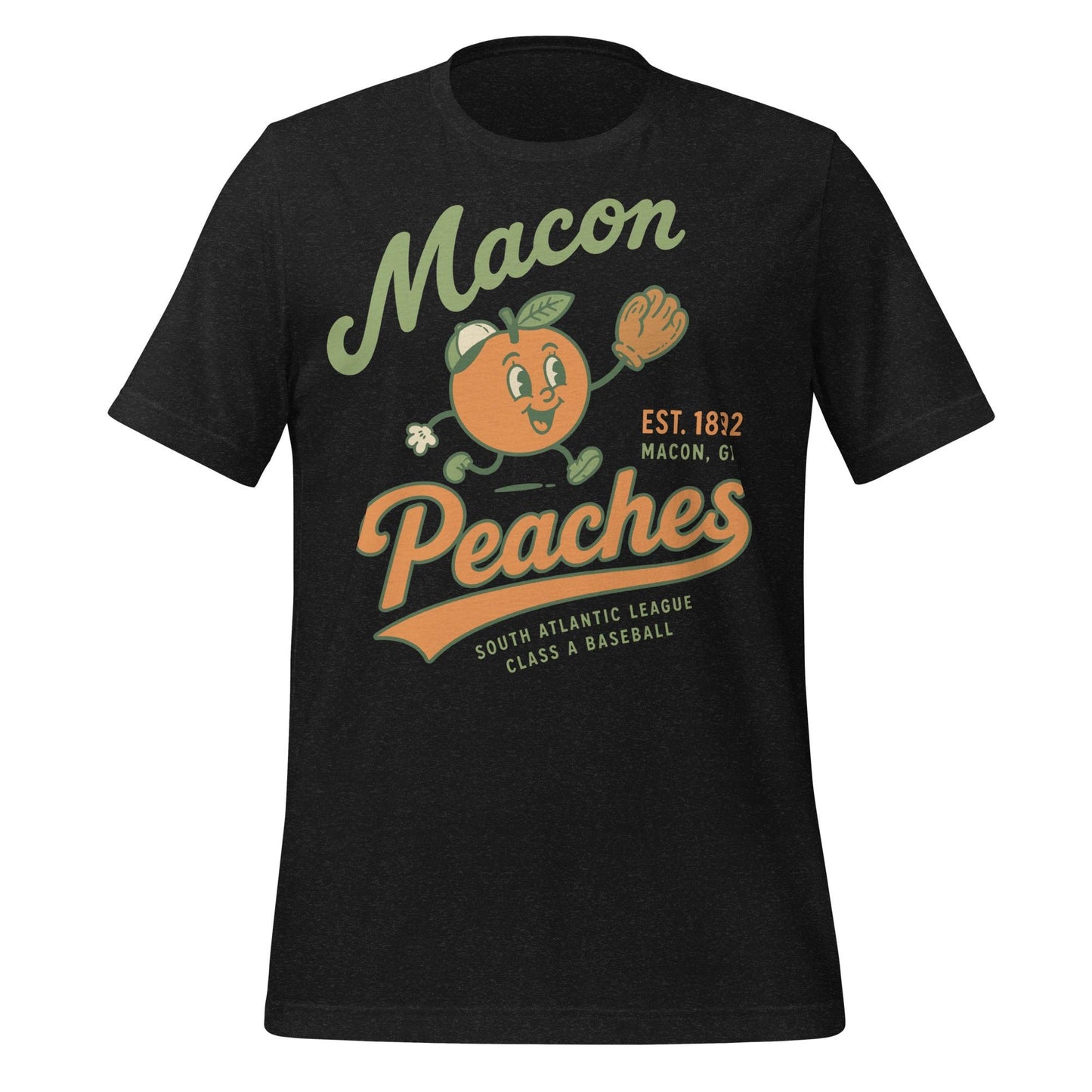 Macon Peaches Defunct Minor League Baseball T-Shirt – Vintage Georgia Baseball Tee